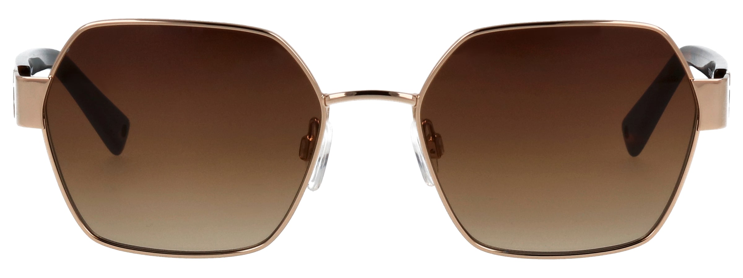 BRENDEL eyewear Sonnenbrille »Modell 905065« Form Hexagon, Logoschriftzug auf Bügel, Metallfassung