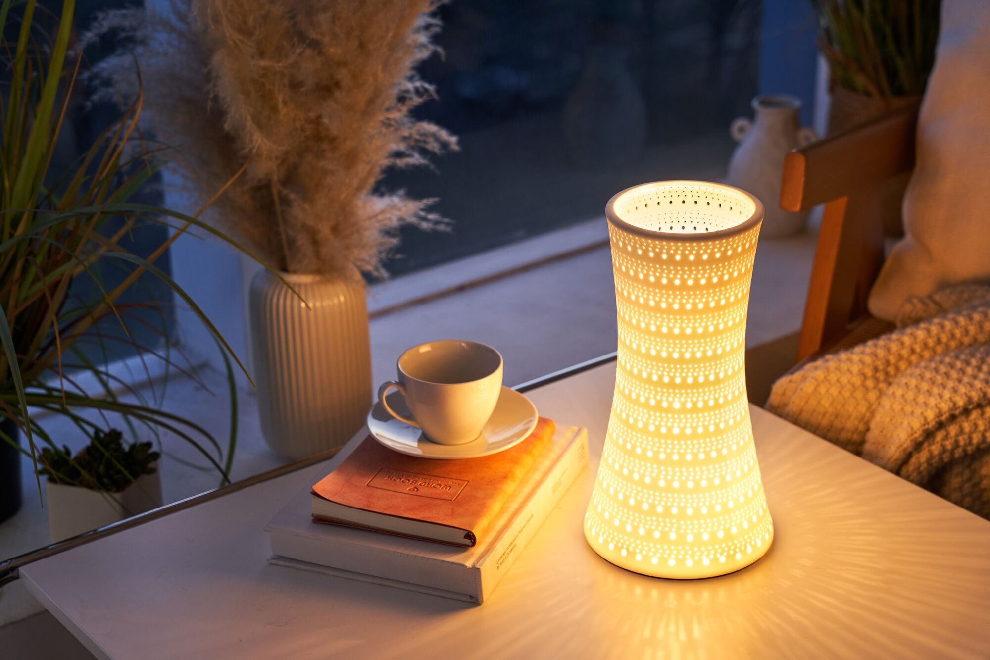 Pauleen Tischleuchte »Dreamy Sunkiss E14 max. 20W Weiß matt« E14 1 Stk. Ein-/Ausschalter