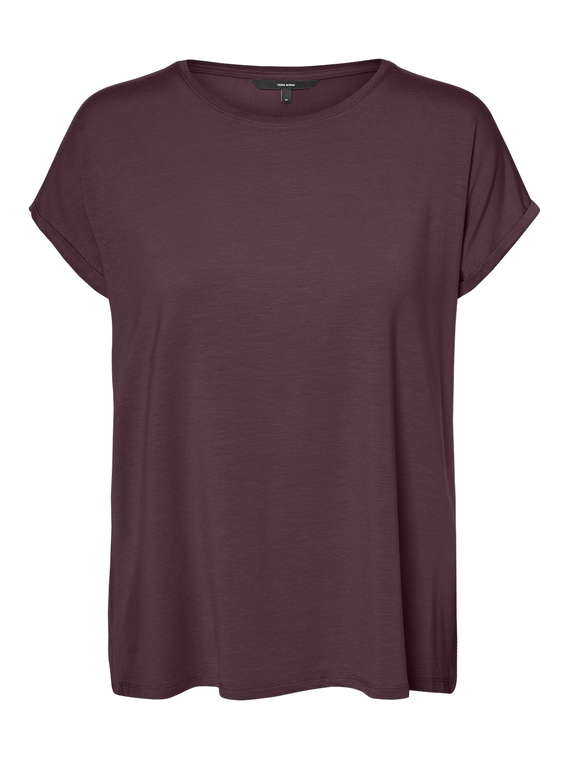 Vero Moda Rundhalsshirt »VMAVA PLAIN SS TOP GAJRS NOOS«