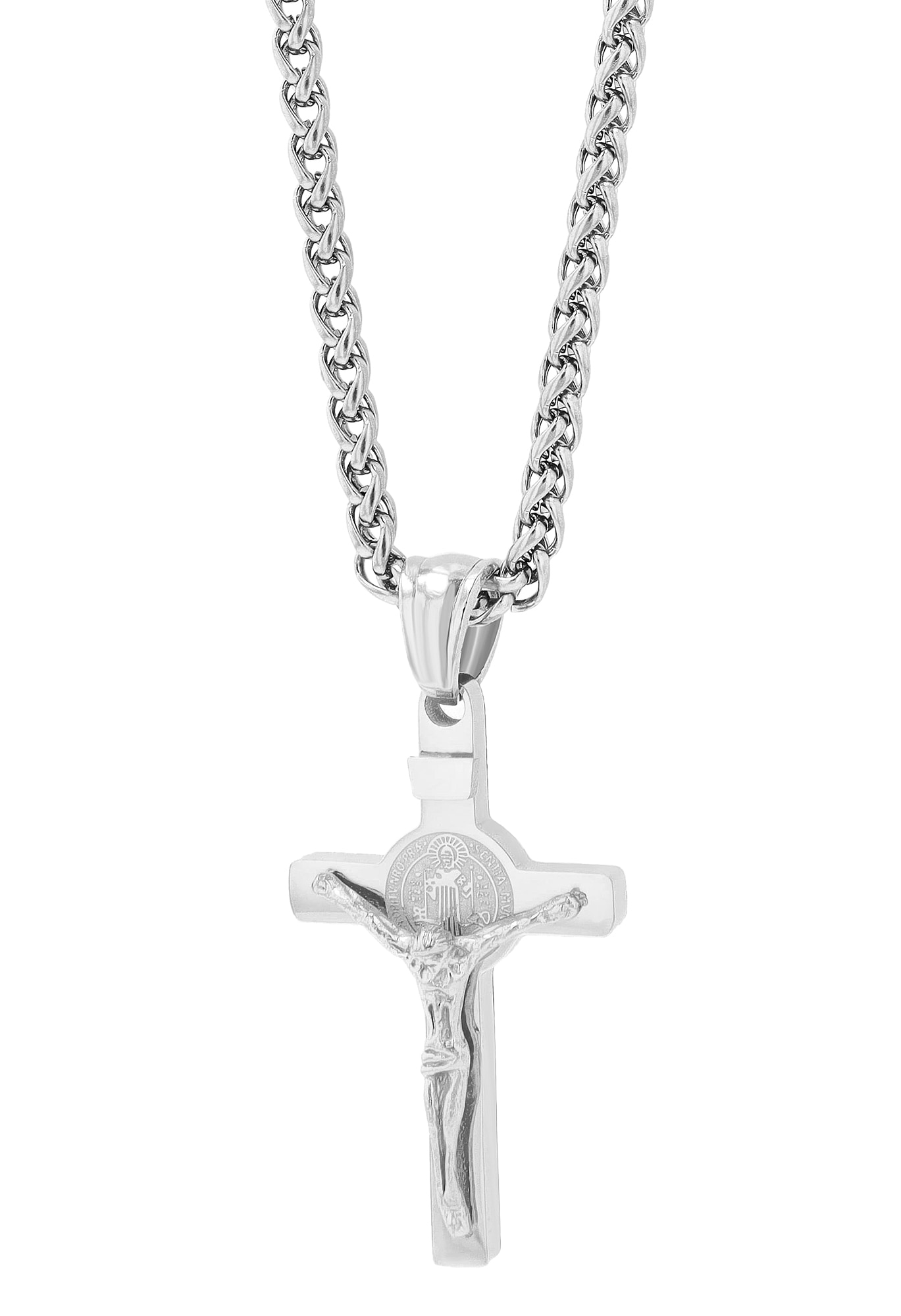 Adelia´s Kette ohne Anhänger »Edelstahl Halskette mit Anhänger Kreuz«