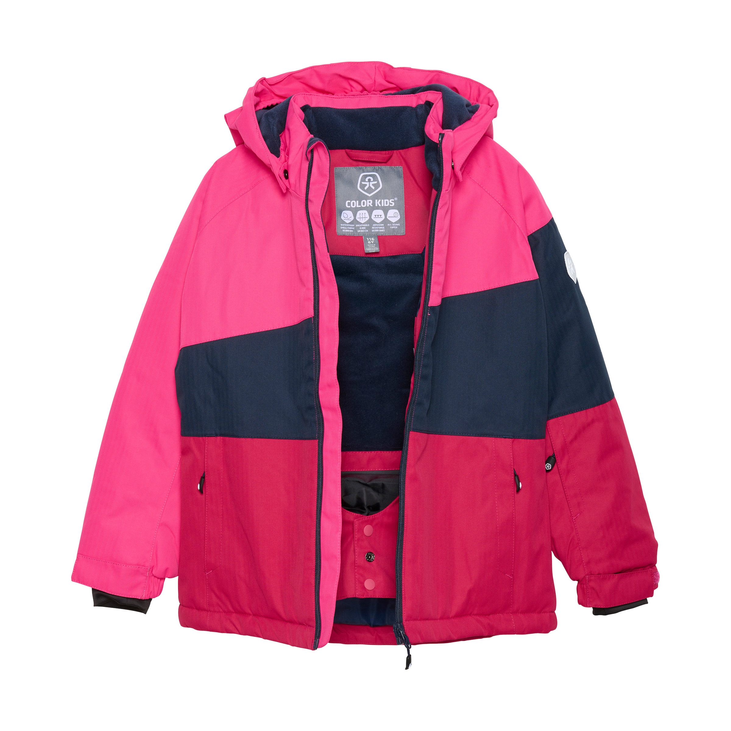 COLOR KIDS Skijacke »Skijacke COSki«, mit Kapuze