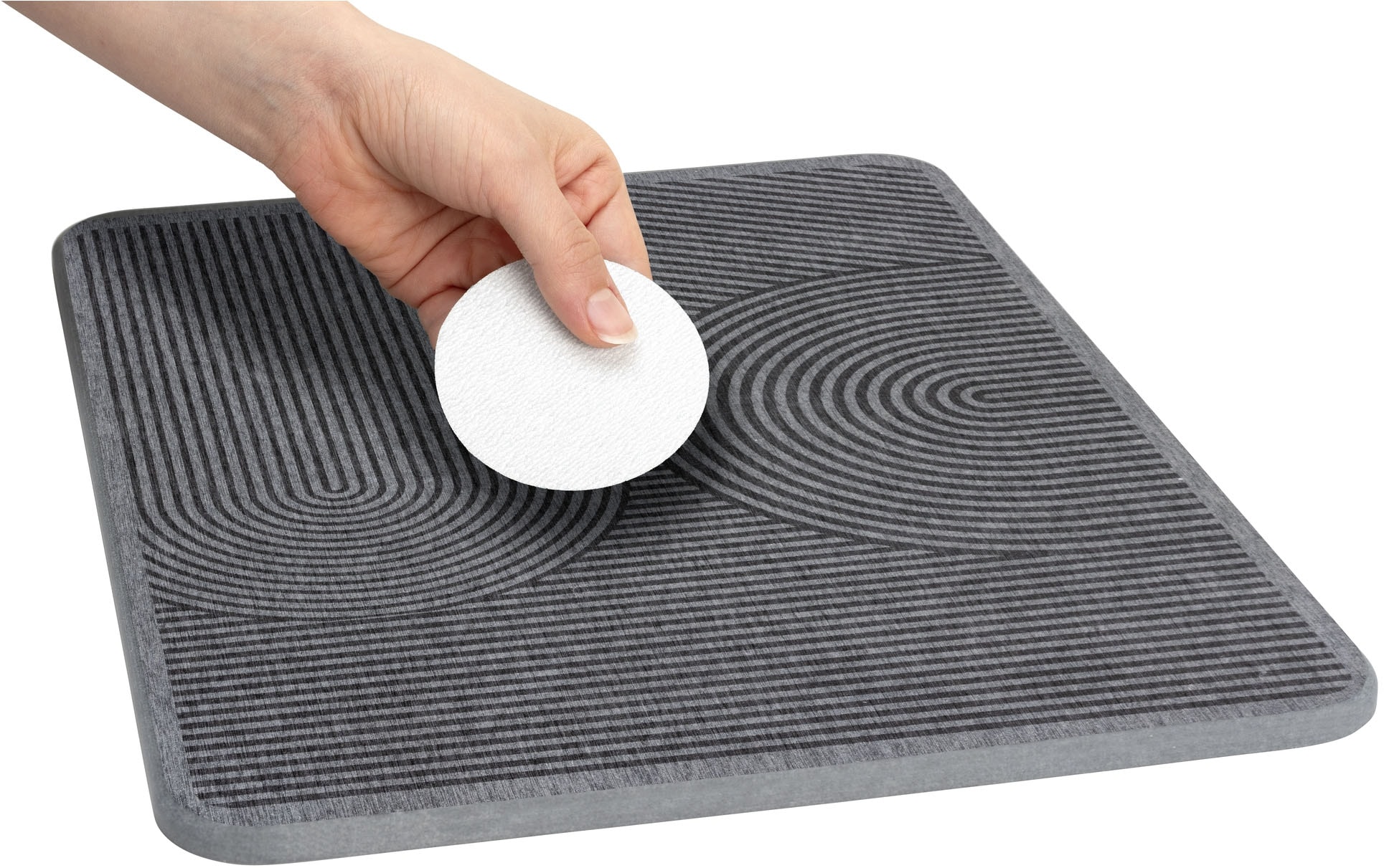 WENKO Abtropfmatte »Modell Damon« Abtropfplatte für Geschirr aus Kieselgur, schnelltrocknend, rutschfest