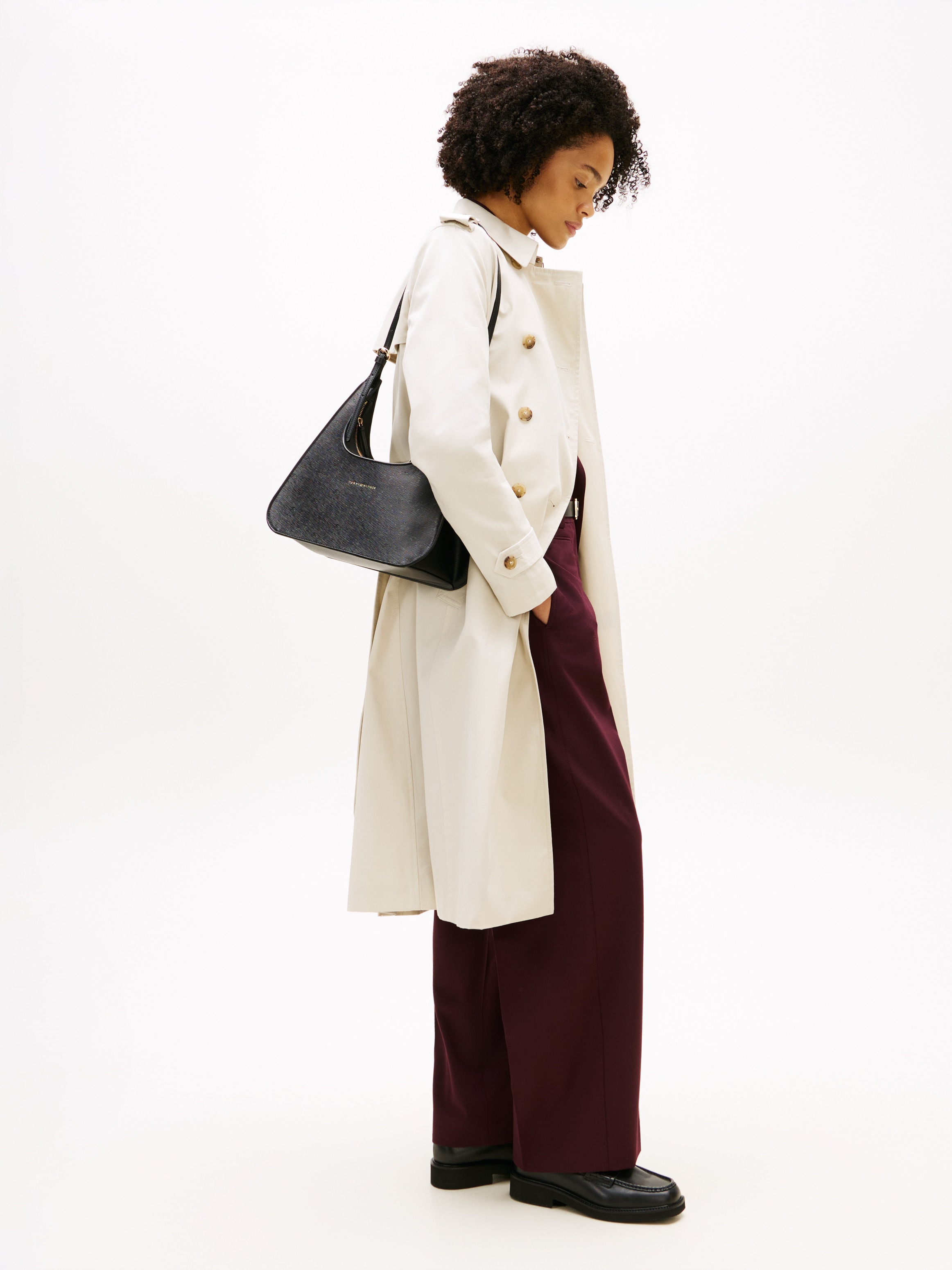 Tommy Hilfiger Schultertasche »TH MODERN SHOULDER BAG« Umhängetasche, Handtasche, Tragetasche mit Logoprägung