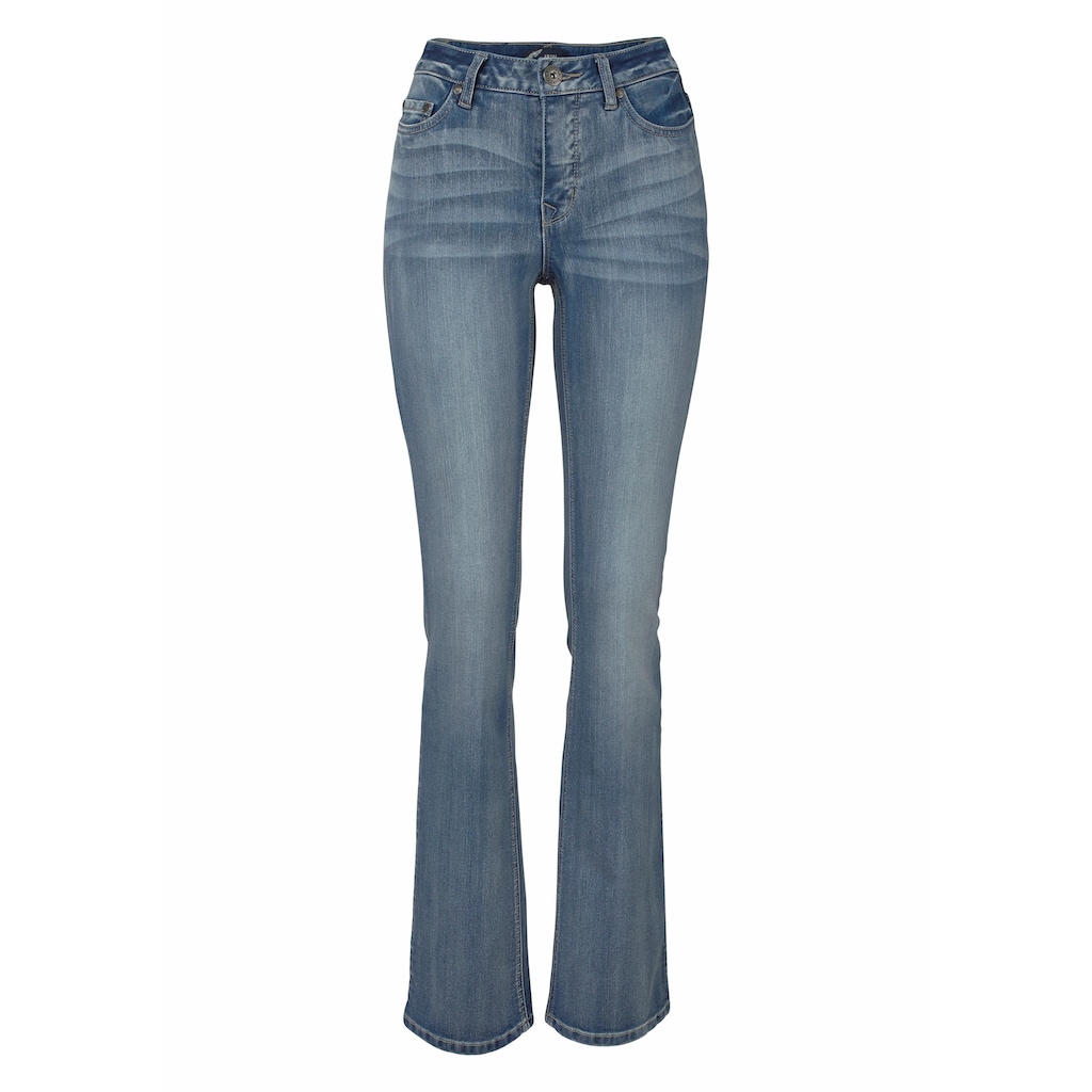 Arizona Bootcut-Jeans »Baby Bootcut«, High Waist