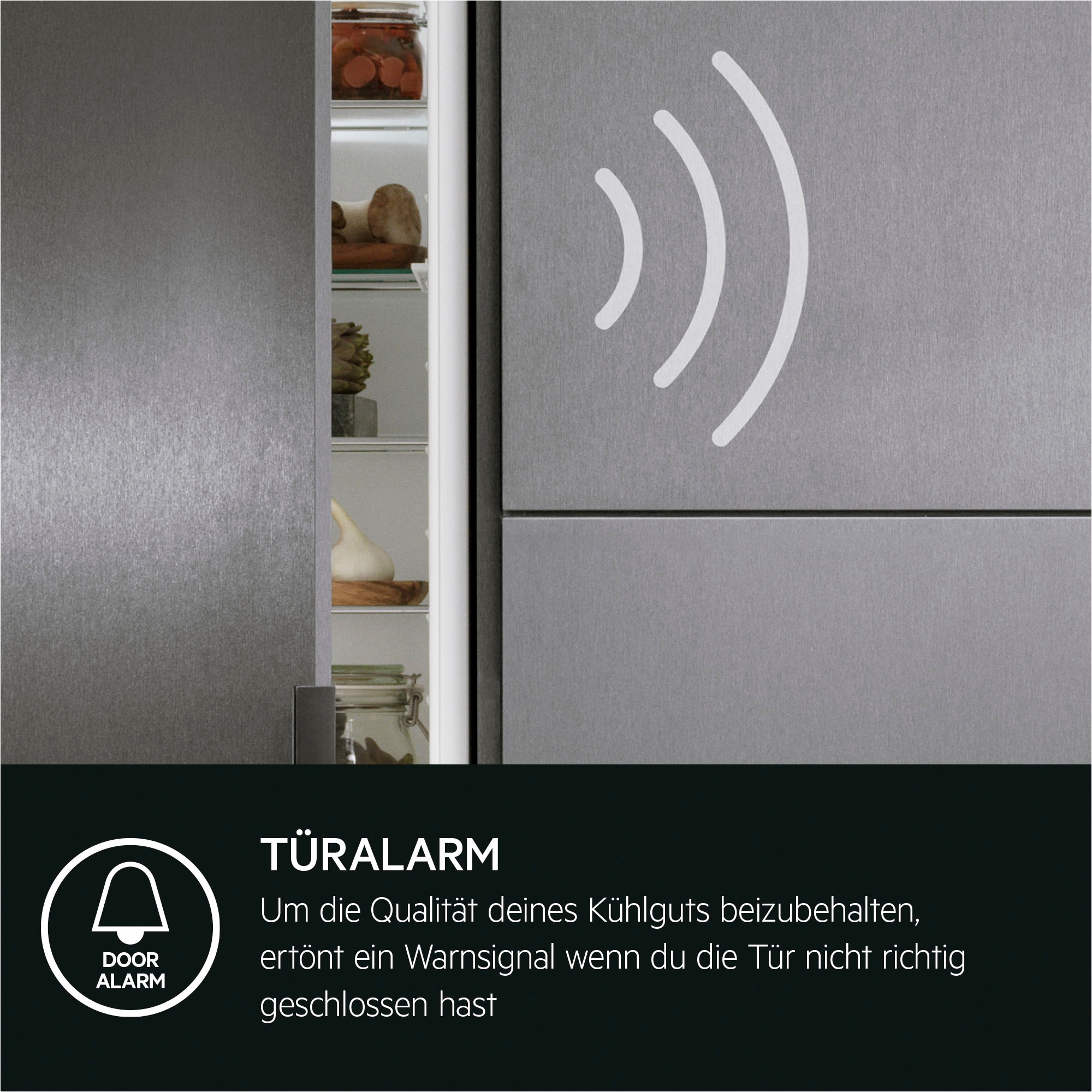 AEG Einbaukühlschrank Serie 5000 »TSF5O12EF«, 137 L, variable Glasablagen bis zu 25 kg belastbar, Touch, Festtür