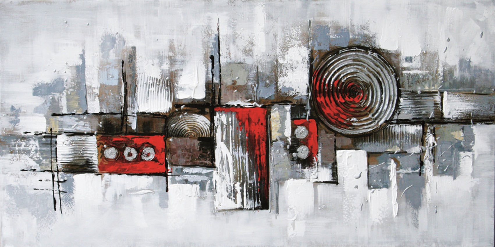 Bönninghoff Ölbild »Ölgemälde, handgefertigt ca.40x80 cm«, (1 St.)