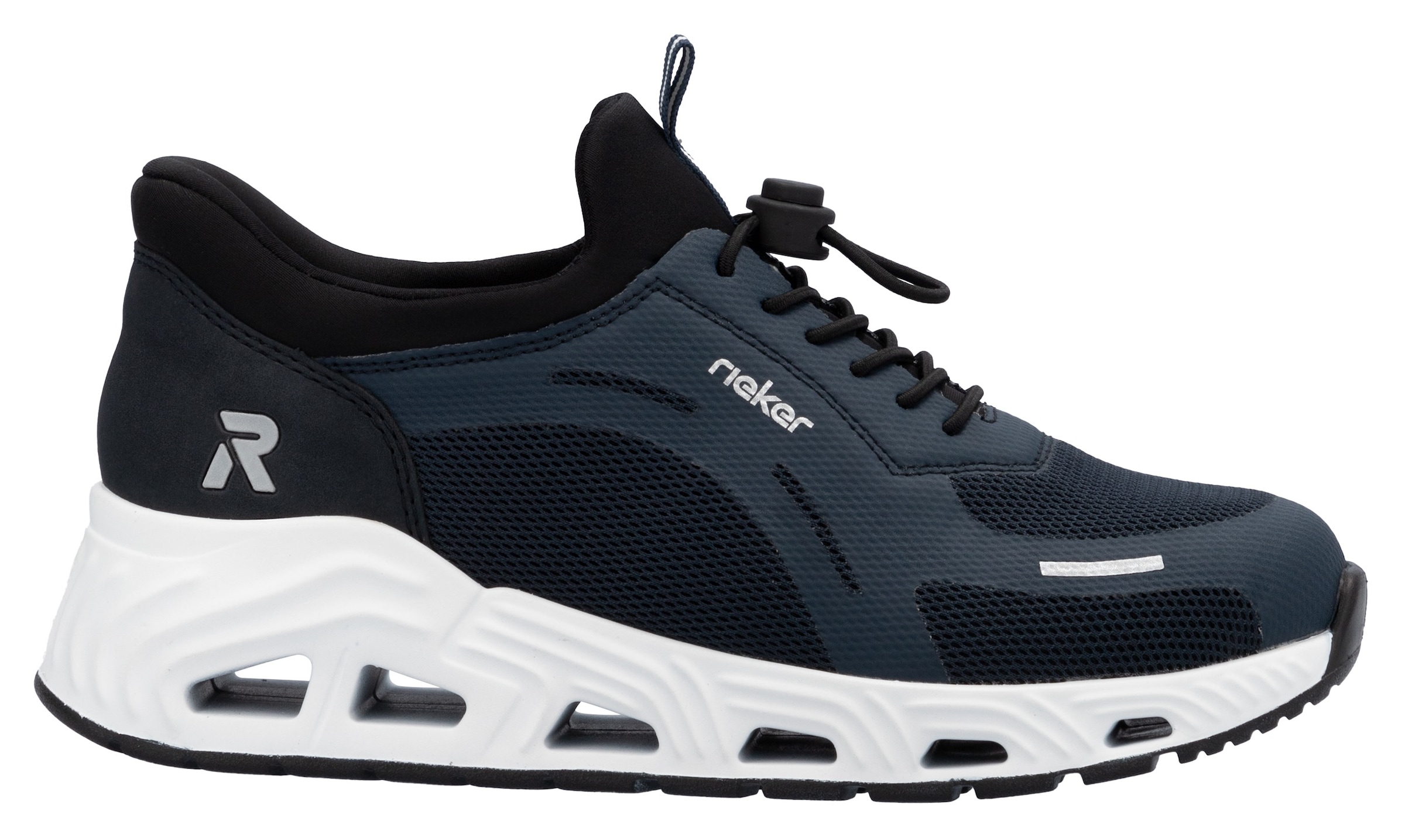 RIEKER Sport Slip-On Sneaker »Ready2GO«, Freizeitsneaker, Halbschuh, Schlupfschuh mit Schnellverschluss