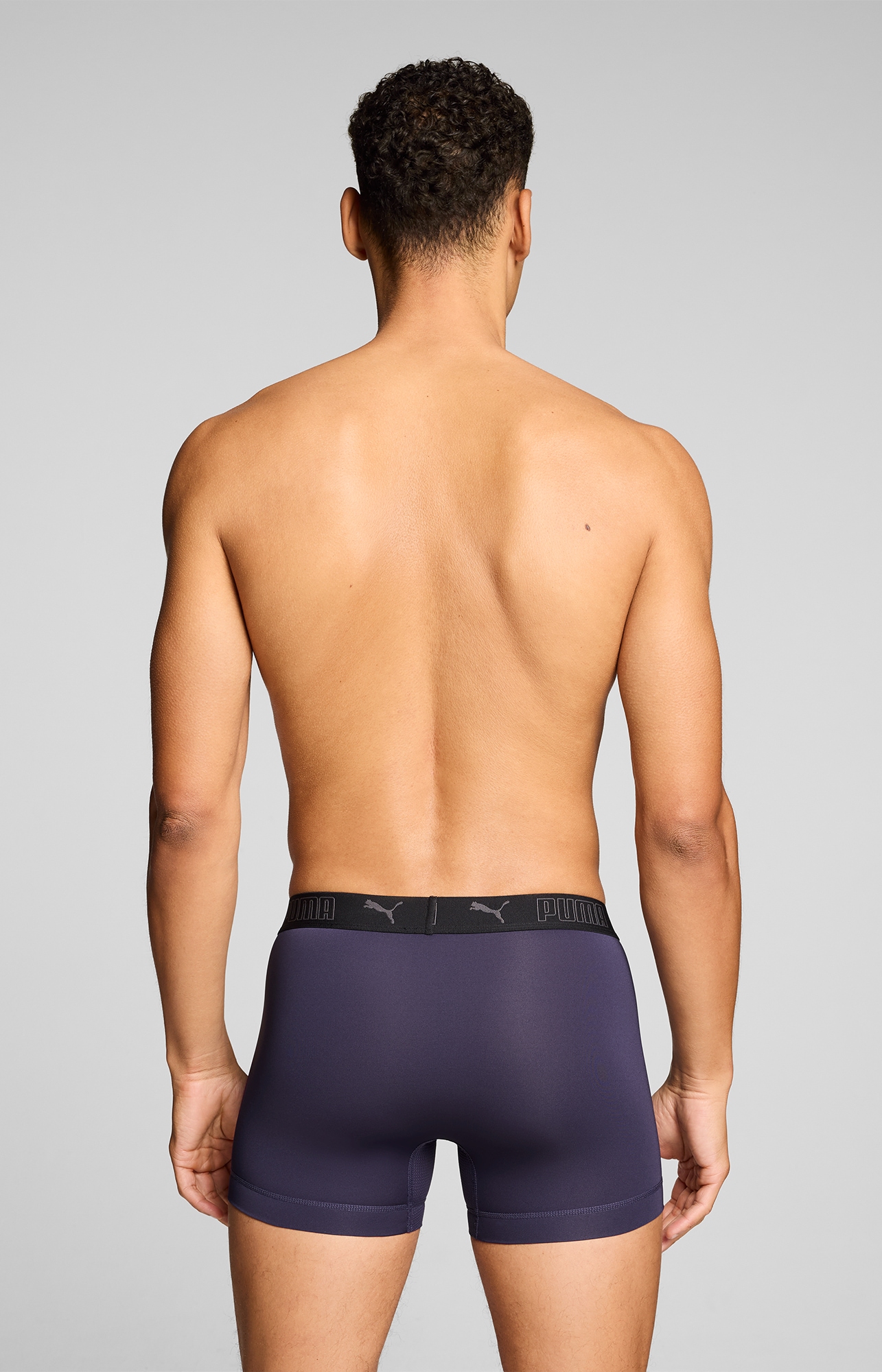 PUMA Kleiderschrank »PUMA MEN SPORT MICROFIBER BOXERS 2P« mit Logo-Bund