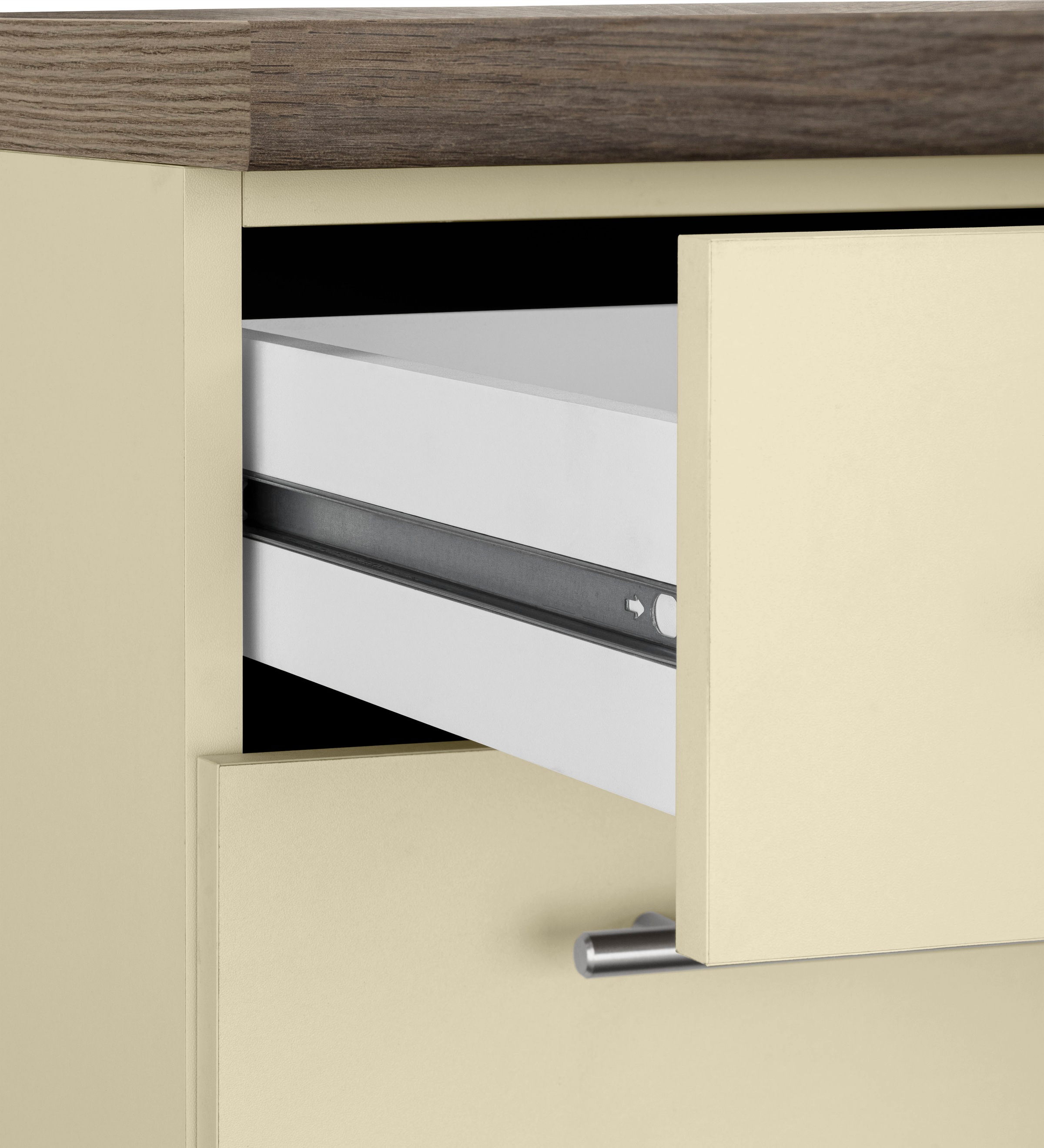 wiho Küchen Küchenzeile »Unna« mit E-Geräten, Breite 220 cm