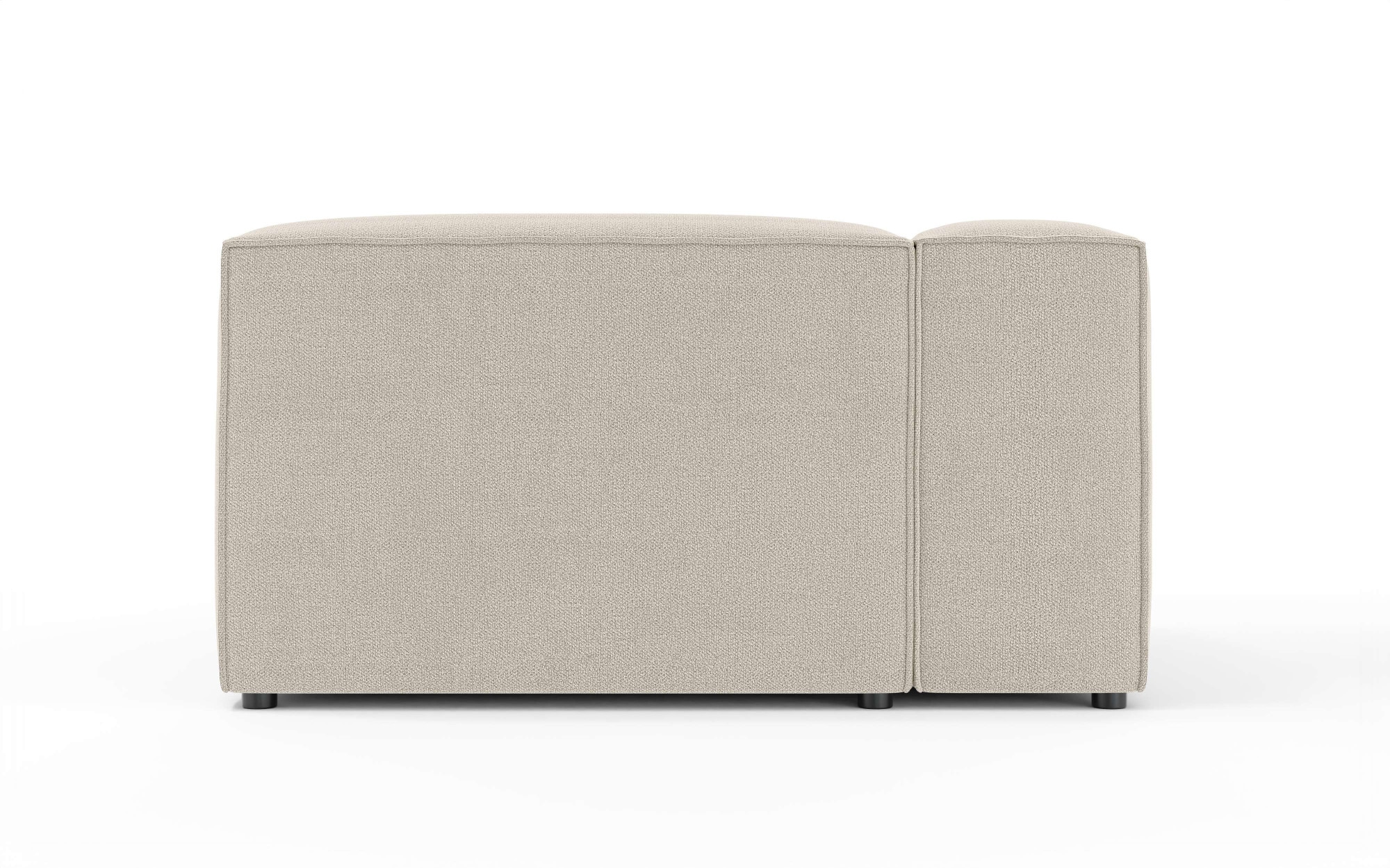 INOSIGN Ottomane »XL HAILY links/rechts bestellbar, extra tief, Maße B/T/H: 130/160/72cm«, als Modul oder separat verwendbar, für individuelle Zusammenstellung