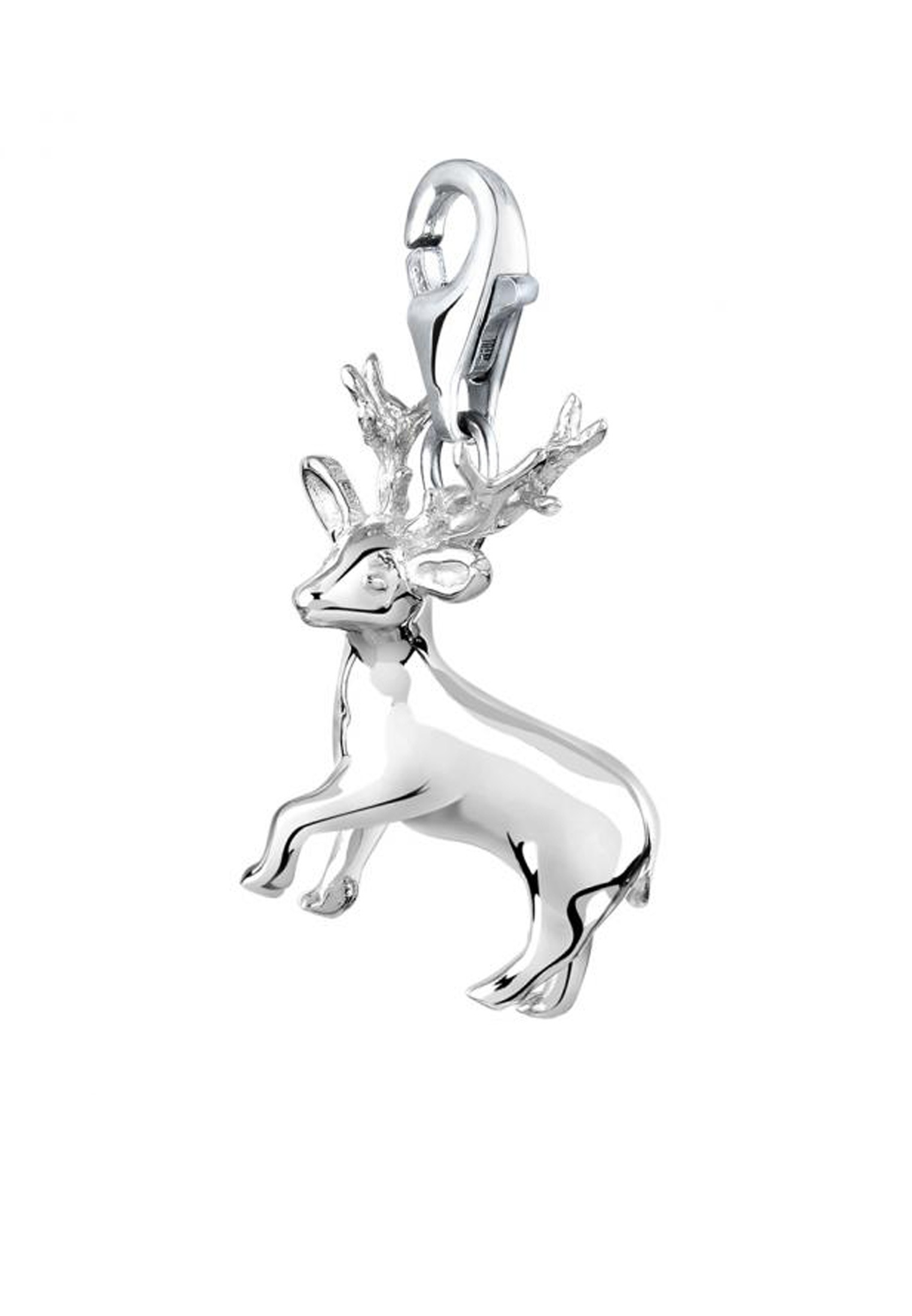 Nenalina Charm-Einhänger »Charm Nenalina Charm Hirsch Natur Tierfreund 925 Silber«