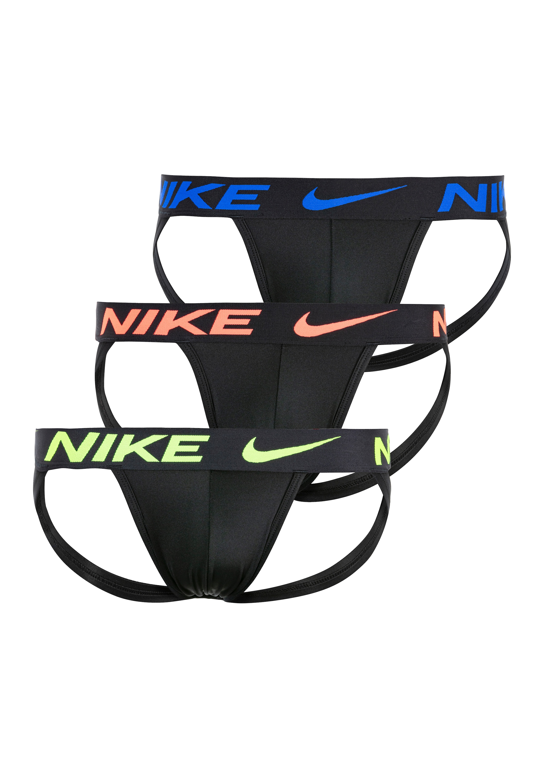 String »JOCK STRAP 3PK«, (Packung, 3 St., 3er), mit NIKE Logo-Elastikbund