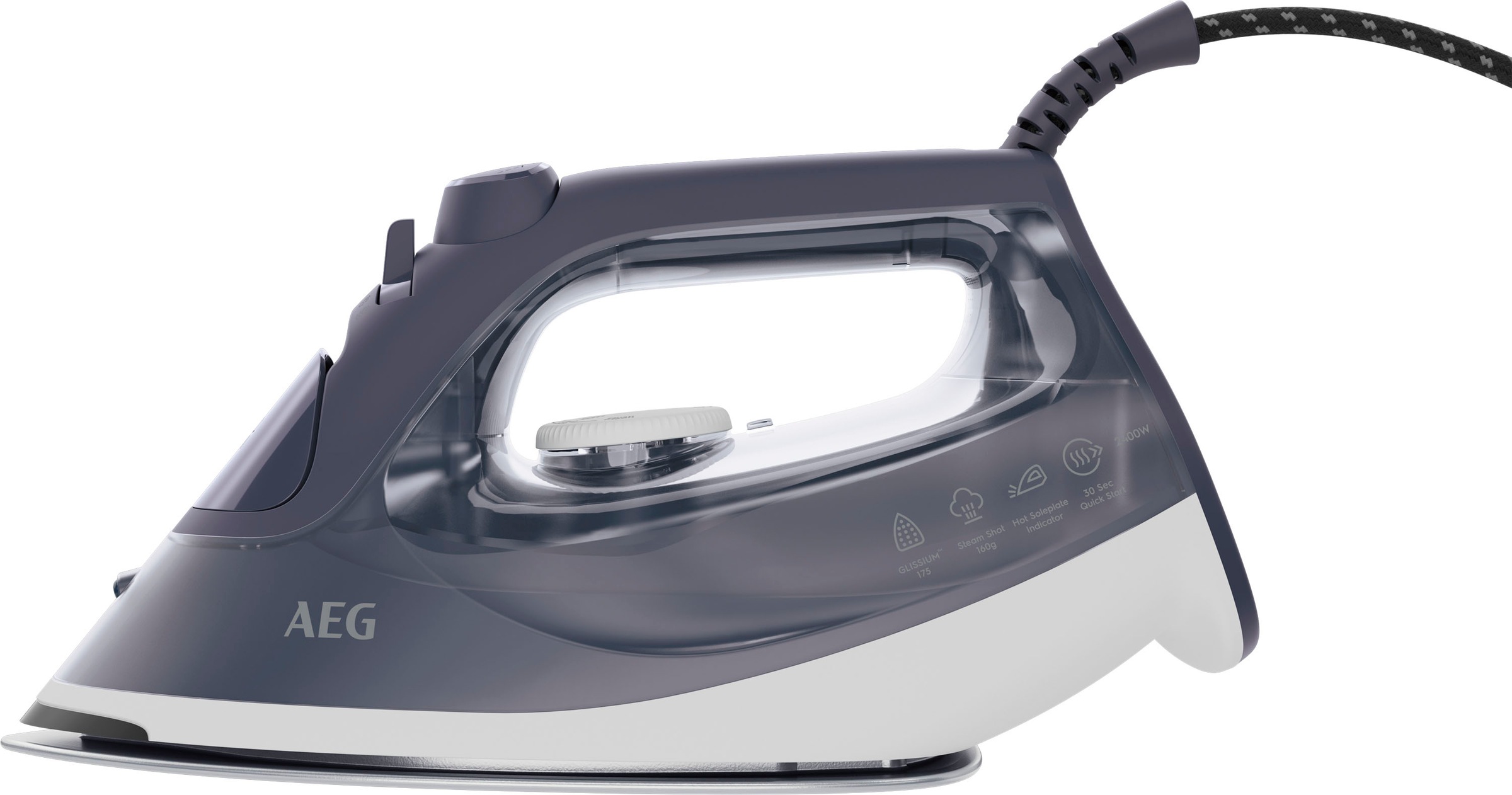 AEG Dampfbügeleisen »SI6-1-2MN«, 2400 W, Anti-Kalk System, Restwärmeanzeige, 160 g Dampfstoß