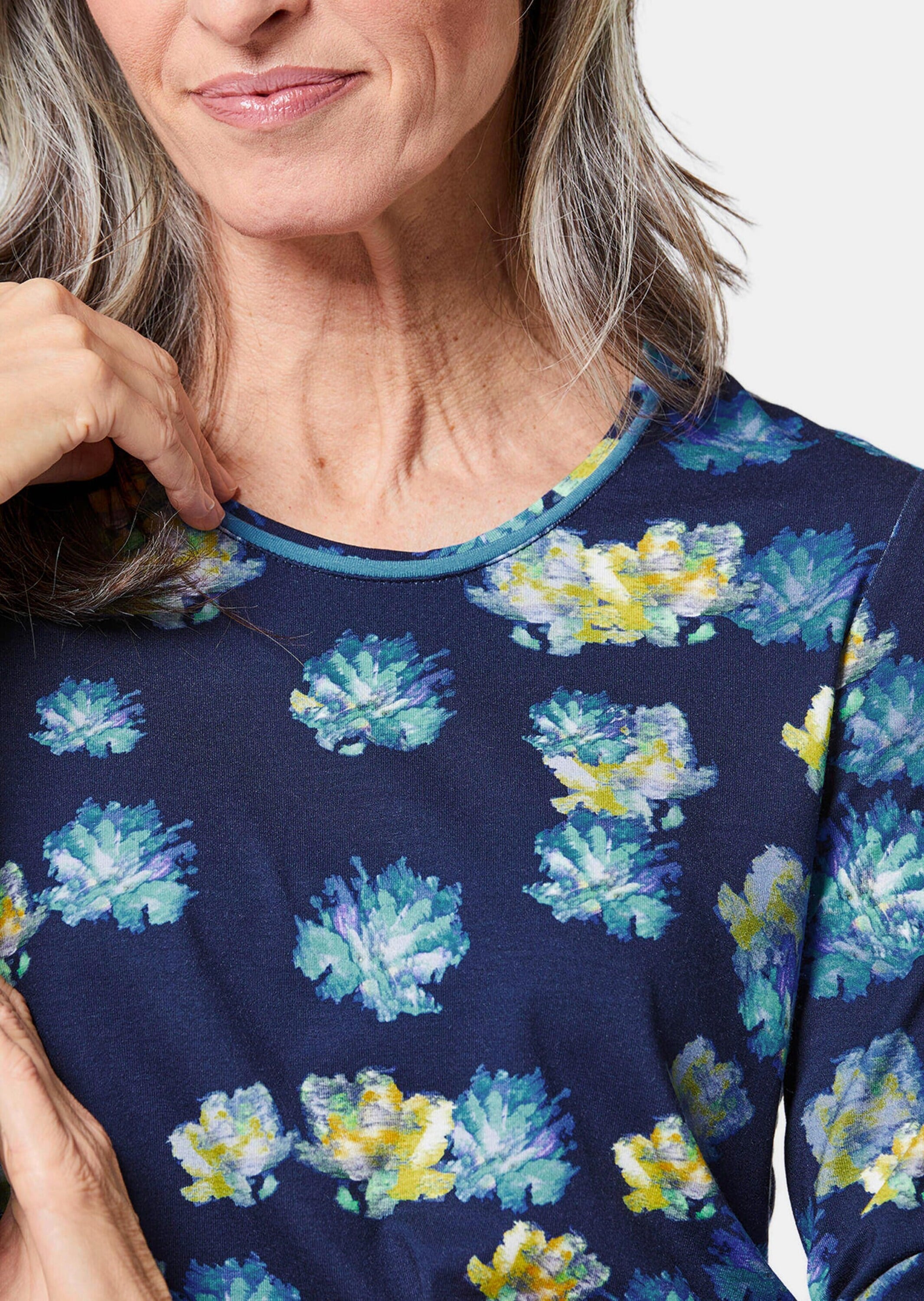 GOLDNER Print-Shirt »Druckshirt Druckshirt in kraftvollen Farben«