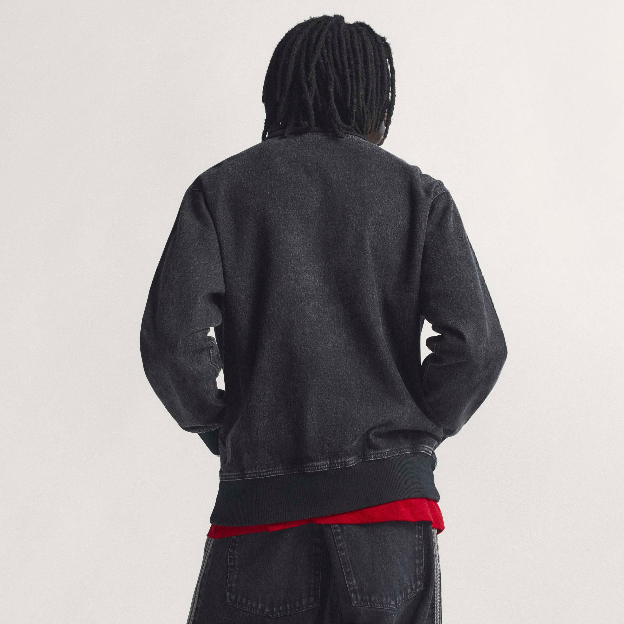 adidas Originals Jeansjacke »DENIM FB TT« mit Reißverschluss, aus Baumwolle