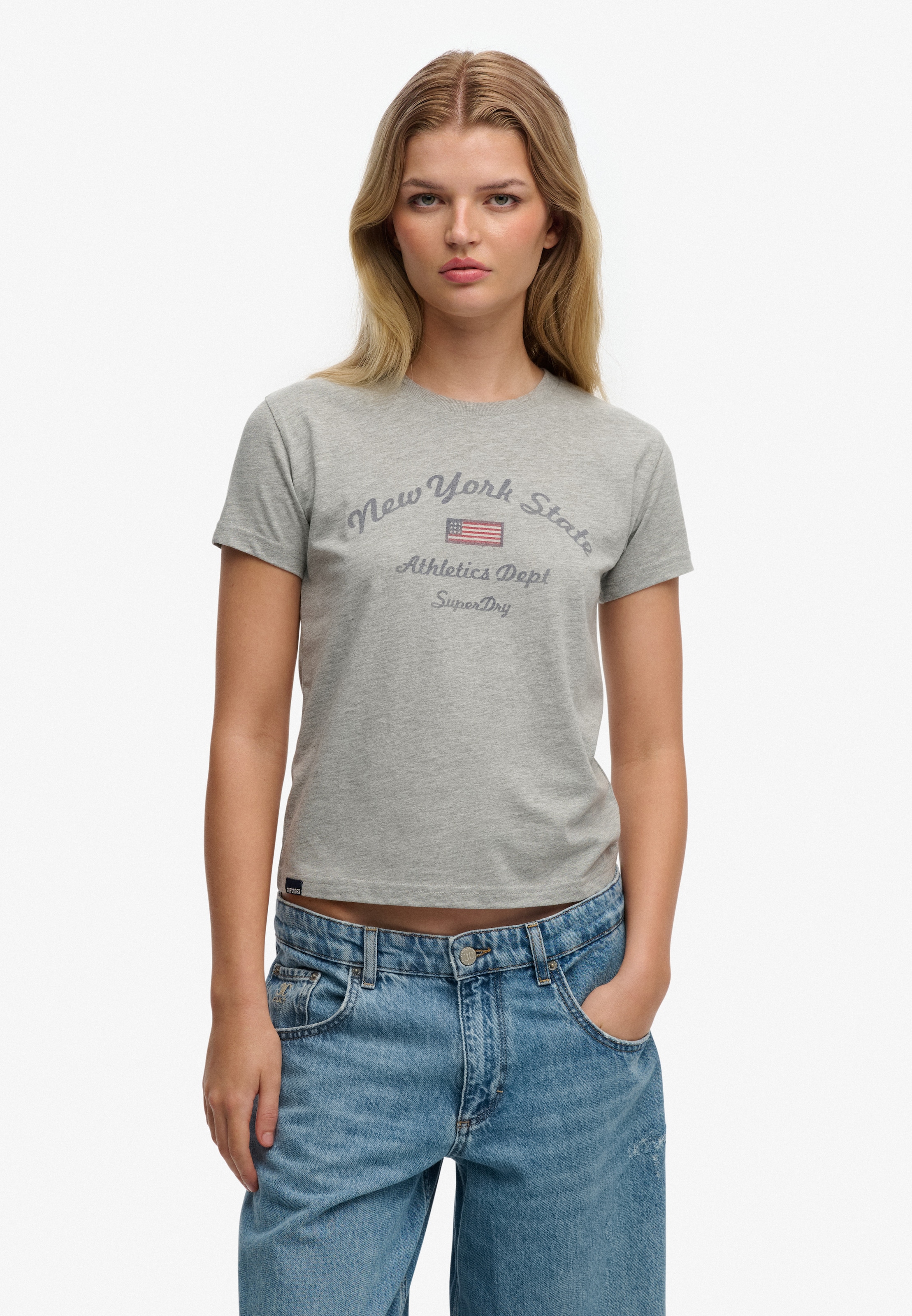 Superdry Print-Shirt »ATH ESS FITTED GRAPHIC TEE«