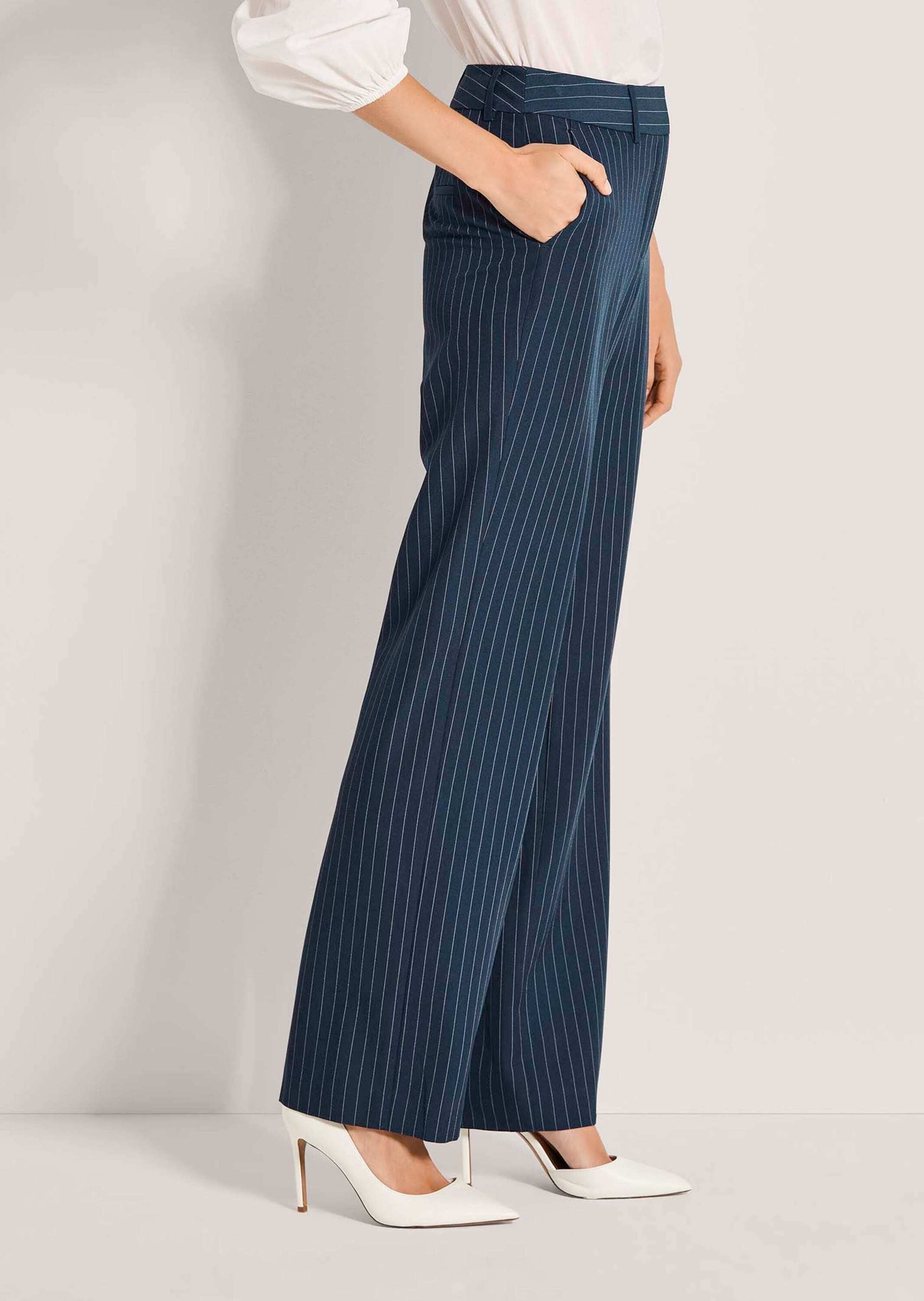 MADELEINE Stoffhose »Jerseyhose Stoffhose mit Nadelstreifen«