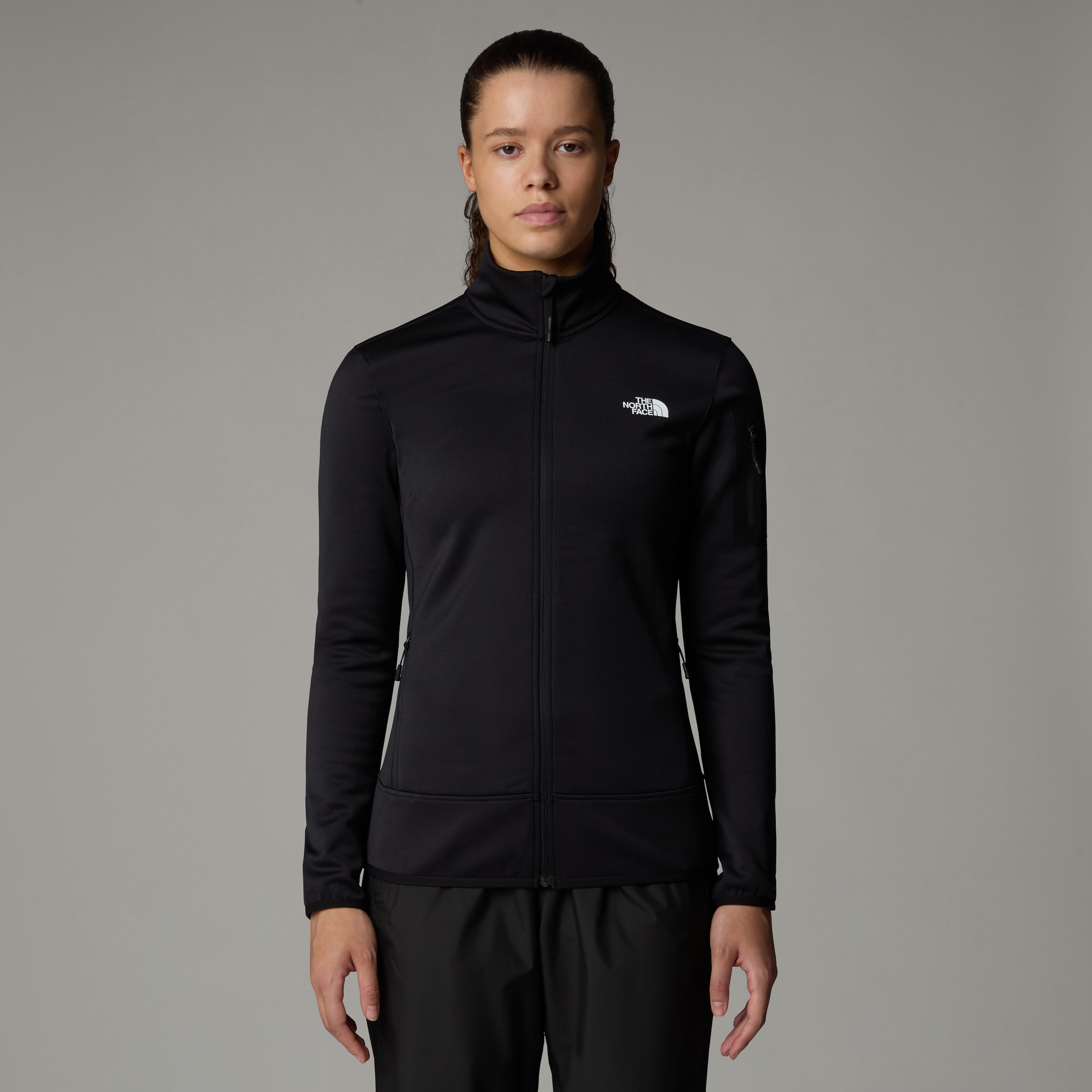 The North Face Fleecejacke »W MISTYESCAPE FLEECE« für Sport- und Outdooraktivitäten, dehnbares Material