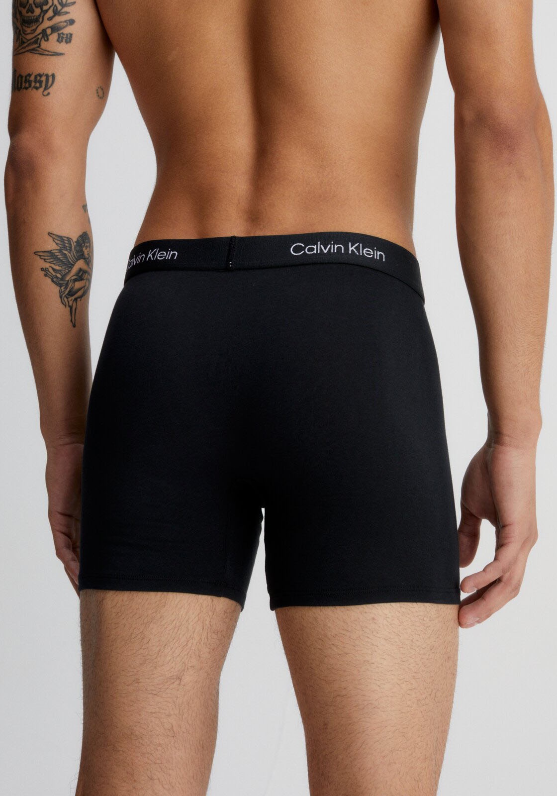 Calvin Klein Underwear Boxer »BOXER BRIEF 3PK«, (Packung, 3 St., 3er-Pack), mit Markenlabel auf dem Bund