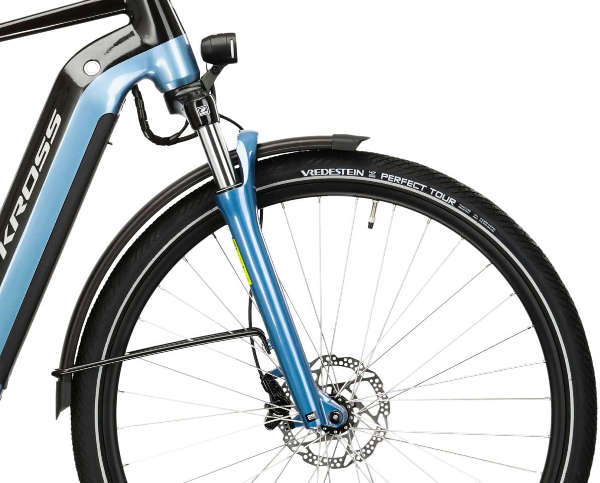 Kross E-Bike »E-Citybike Sentio Hybrid 7.0 28 Zoll schwarz«, 8 Gang, Shimano, ALFINE, Mittelmotor 250 W, Pedelec, Elektrofahrrad für Damen und Herren