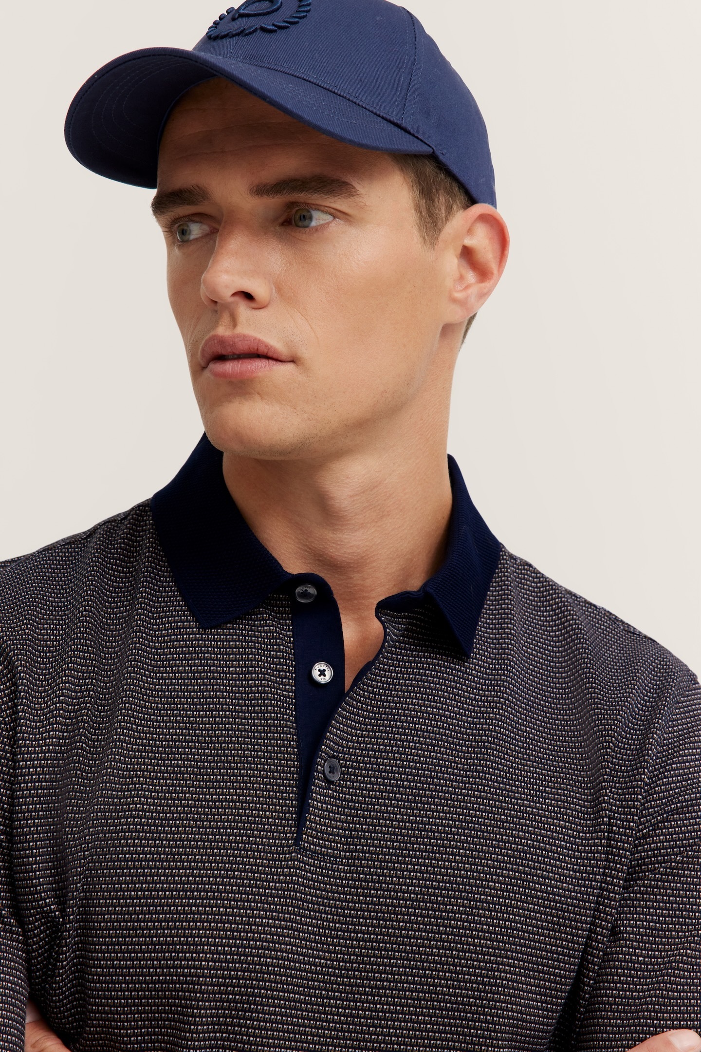 bugatti Poloshirt, mit kurzen Ärmeln