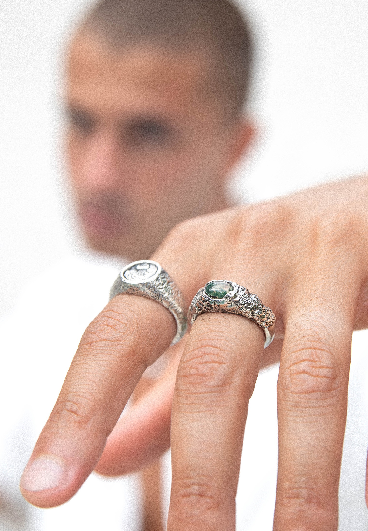 HAZE & GLORY Siegelring »Ring Moos Ring«