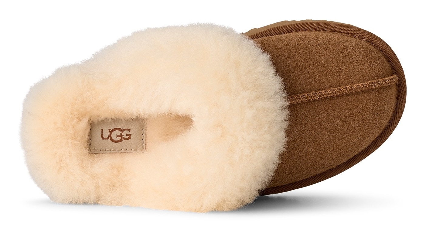 UGG Clog »DISQUETTE«, Pantoffel, Homeslipper mit weichem Fußbett