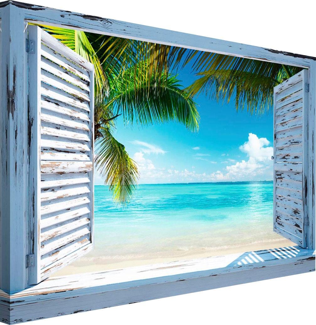 Reinders! Wandbild »Strandfenster« bei OTTO