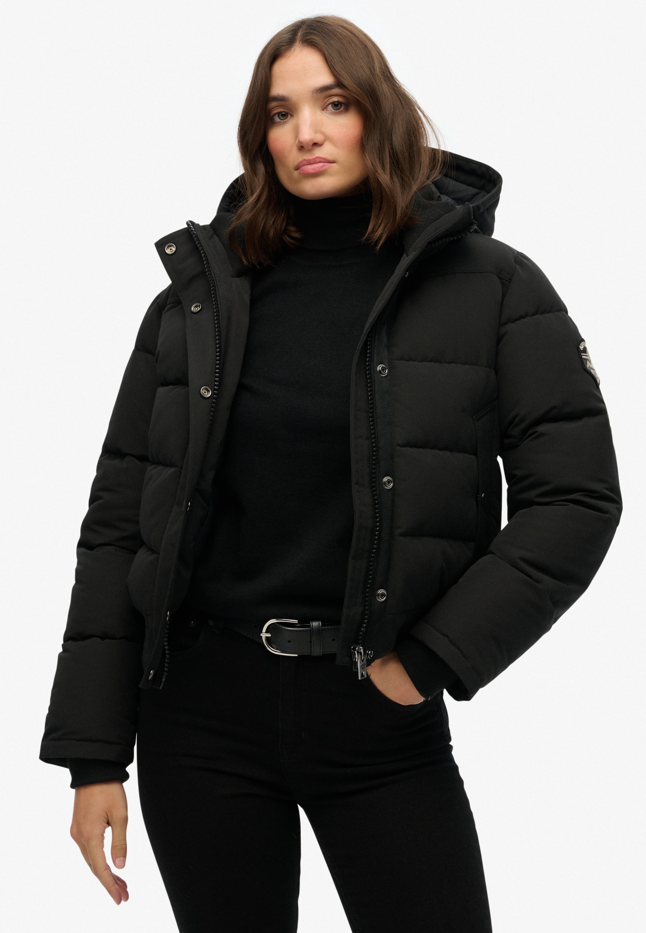 Superdry Steppjacke »EVEREST BOMBER JACKET«, mit Kapuze