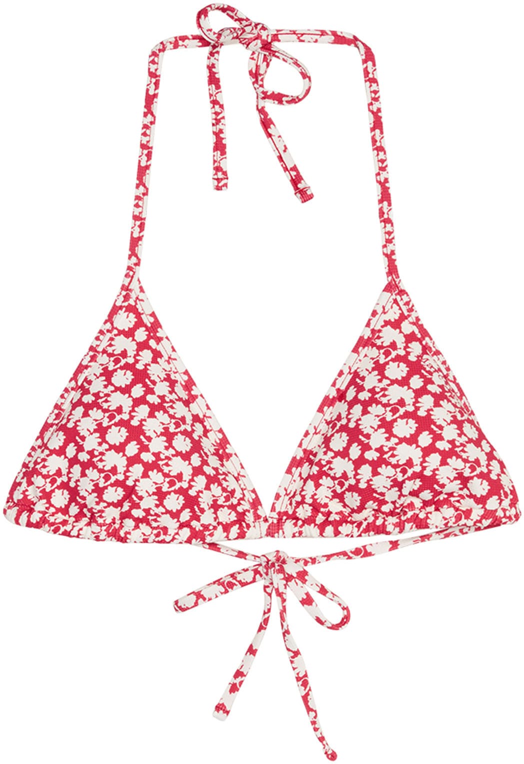 Marc O'Polo Triangel-Bikini-Top »Millefleur«, Blumen-Design, schnelltrocknend, zum Knoten im Nacken & Rücken