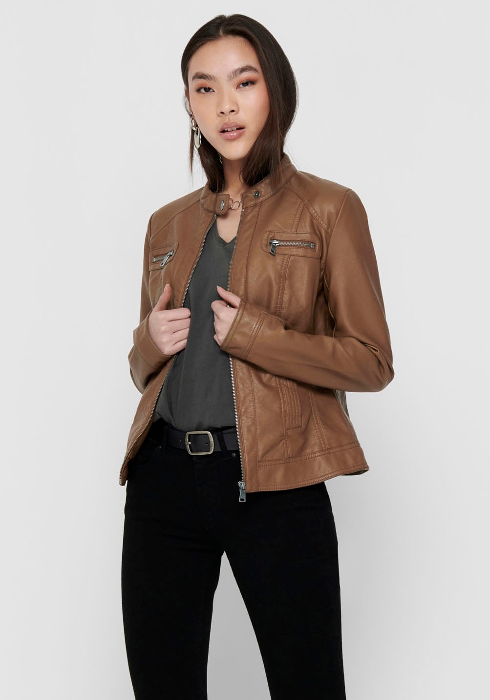 Only Lederimitatjacke »ONLBANDIT FAUX LEATHER BIKER«