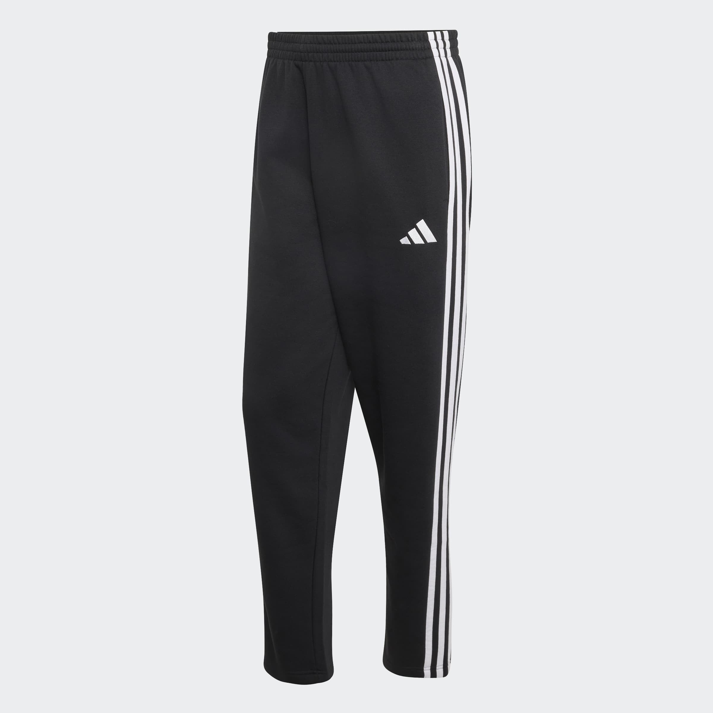 adidas Sportswear Sporthose »ESSENTIALS 3-STREIFEN FLEECE TAPERED OPEN HEM«