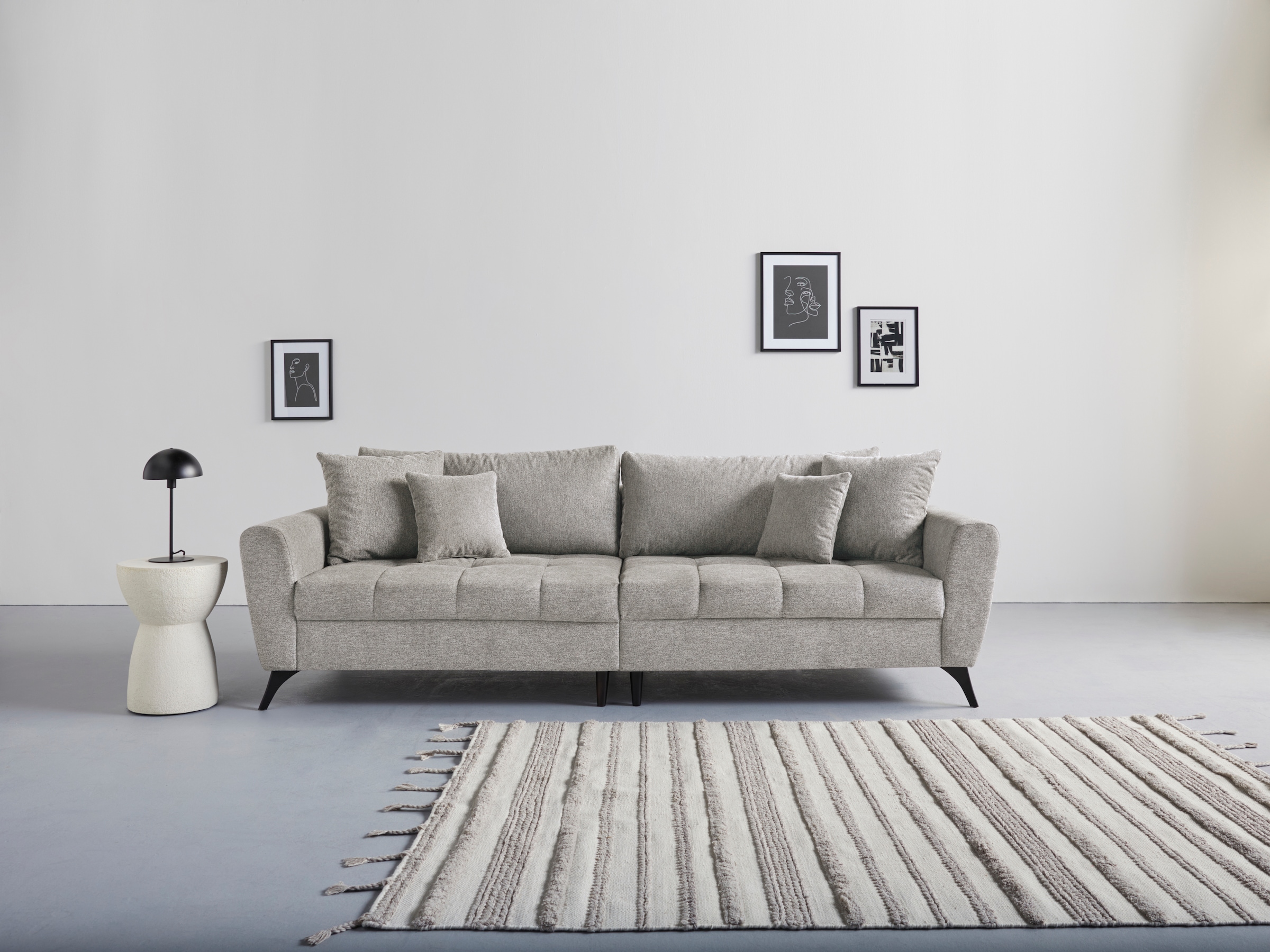 INOSIGN Big-Sofa »Lörby«, Belastbarkeit bis bestellen clean-Bezug Sitzplatz, mit 140kg pro Aqua bei OTTO online auch