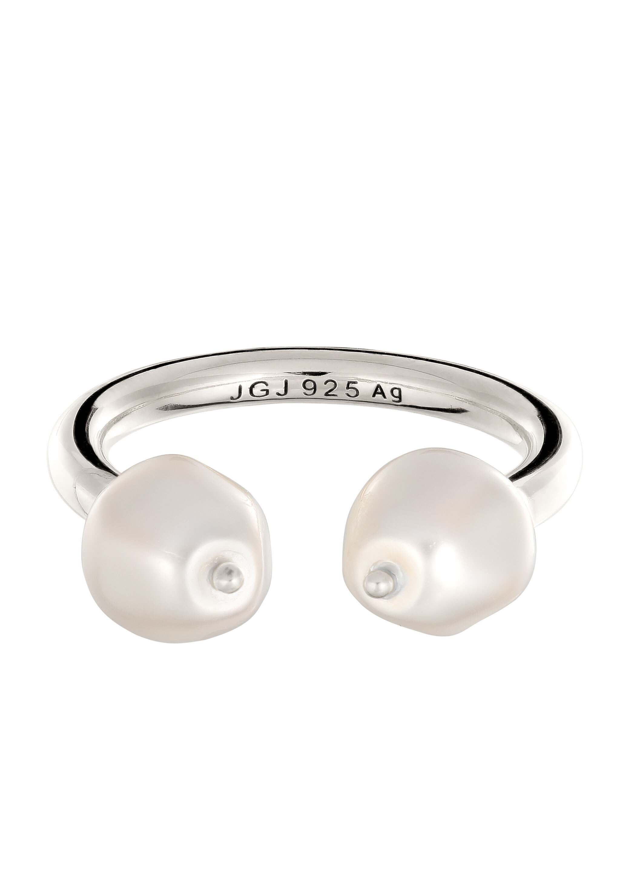 Elli Premium Perlenring »Ring mit Perlen von Swarovski(R) 925 Sterling Silber«