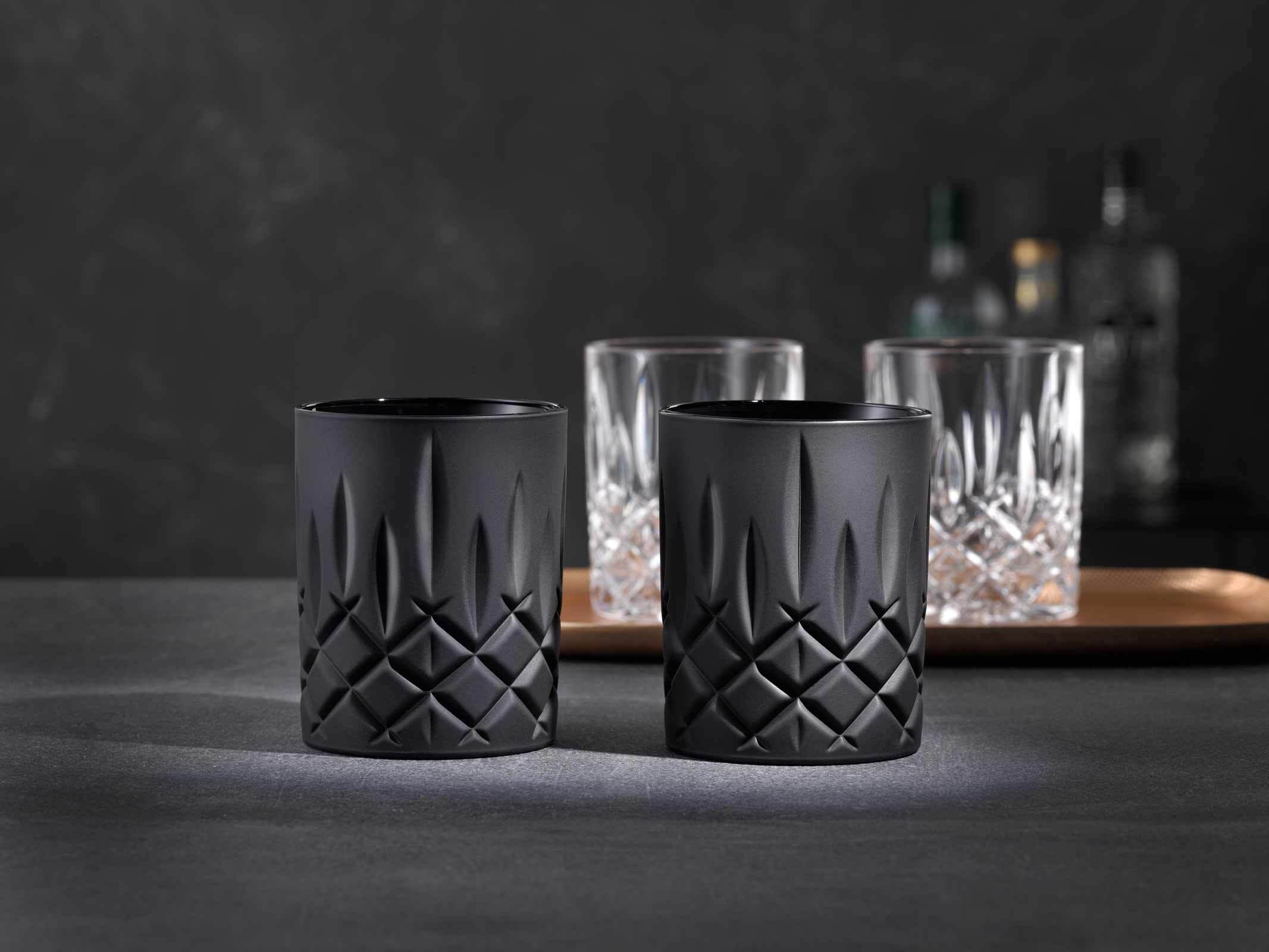 Nachtmann Whiskyglas »Whiskygläser Noblesse Black Edition 295 ml 2er Set schwarz«