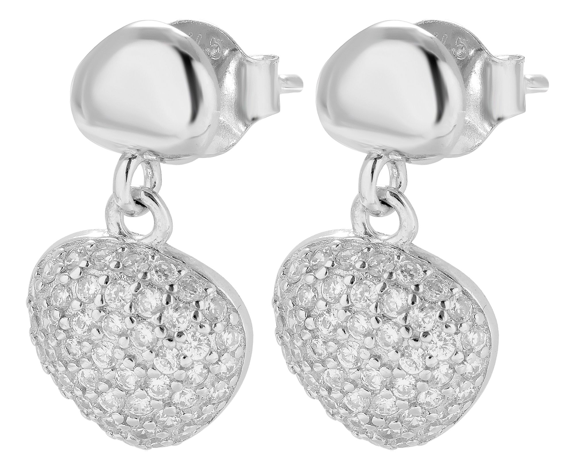 Adelia´s Paar Ohrstecker »Damen Ohrringe ¿ Ohrstecker aus 925 Silber«