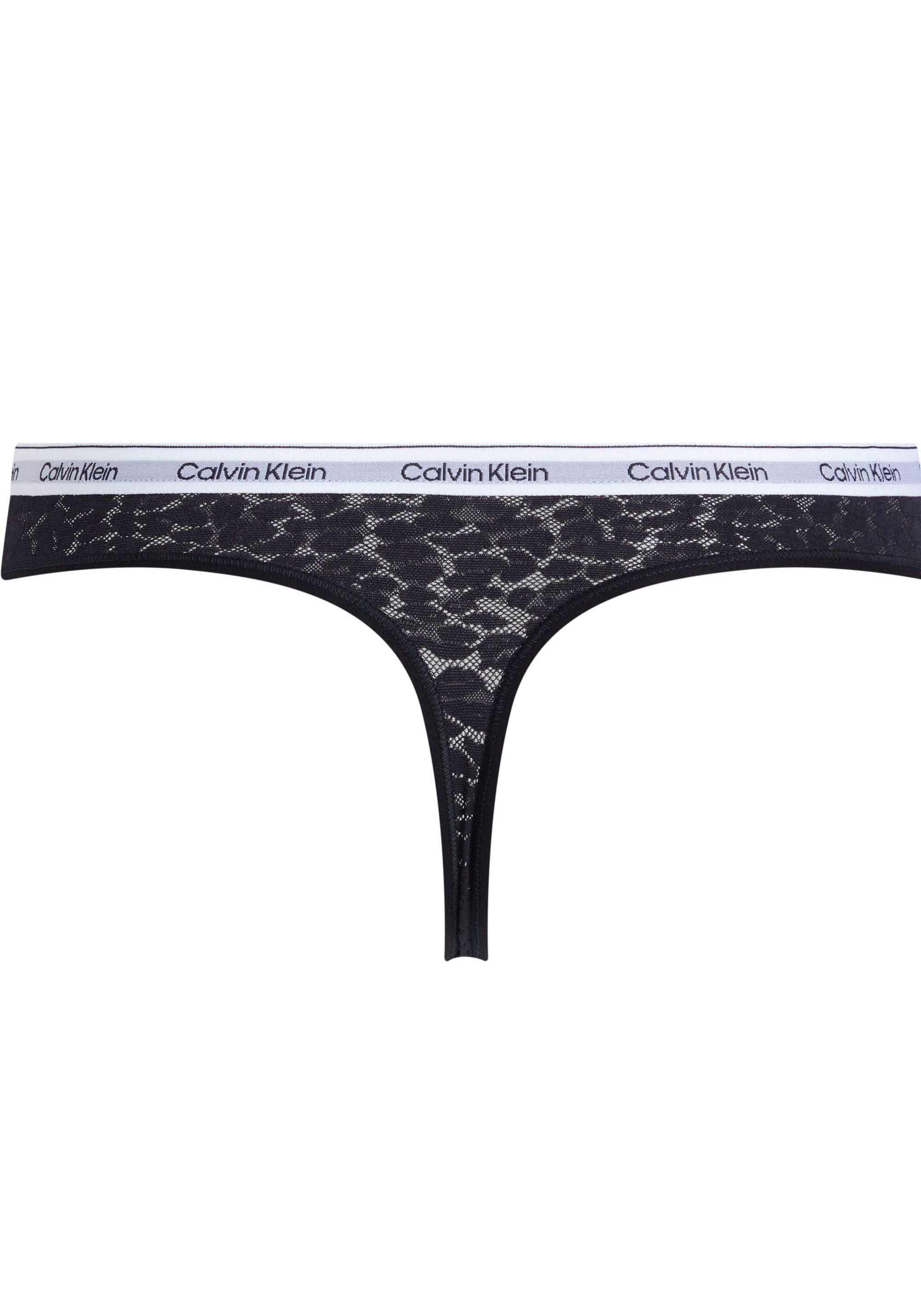 Calvin Klein Underwear T-String »HIGH LEG THONG«, mit CK-Logo am Bund