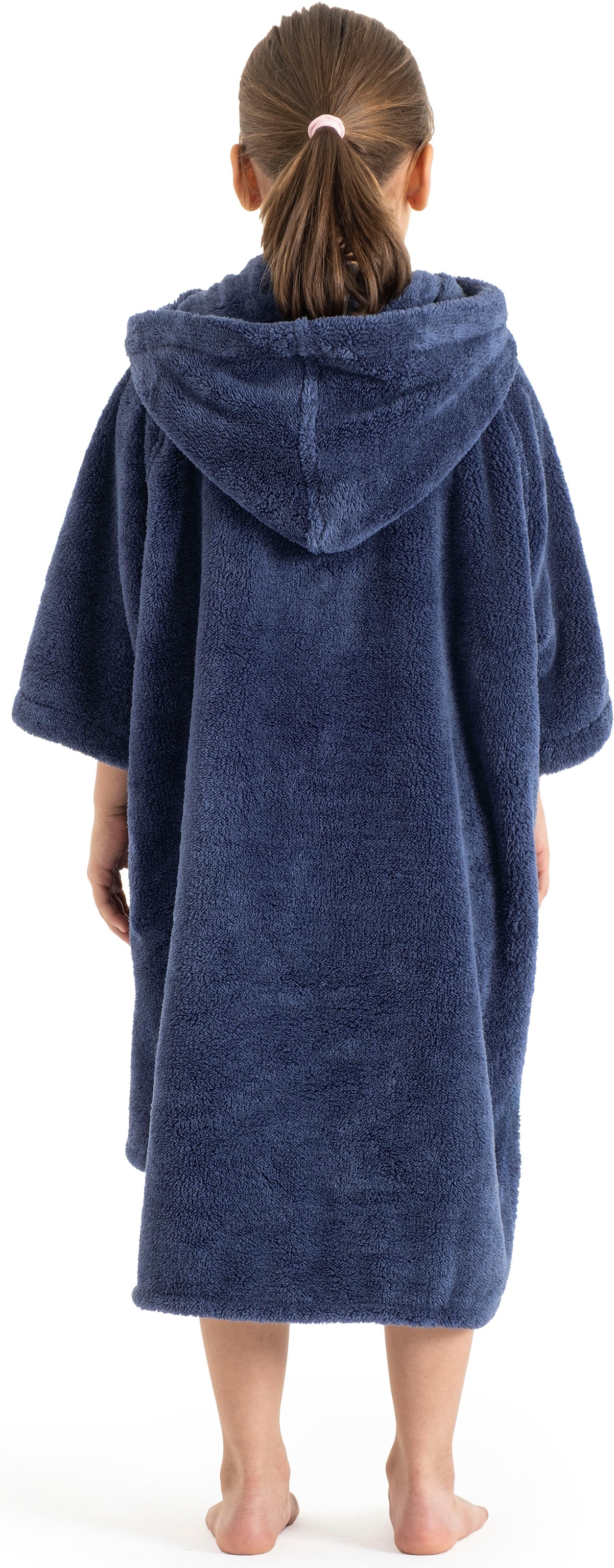 my home Badeponcho »Lillou, für Kinder, ideal für Urlaub oder im Schwimmbad« 1 Stk. weich und kuschelig, Fleece, plüsch, Surfponcho