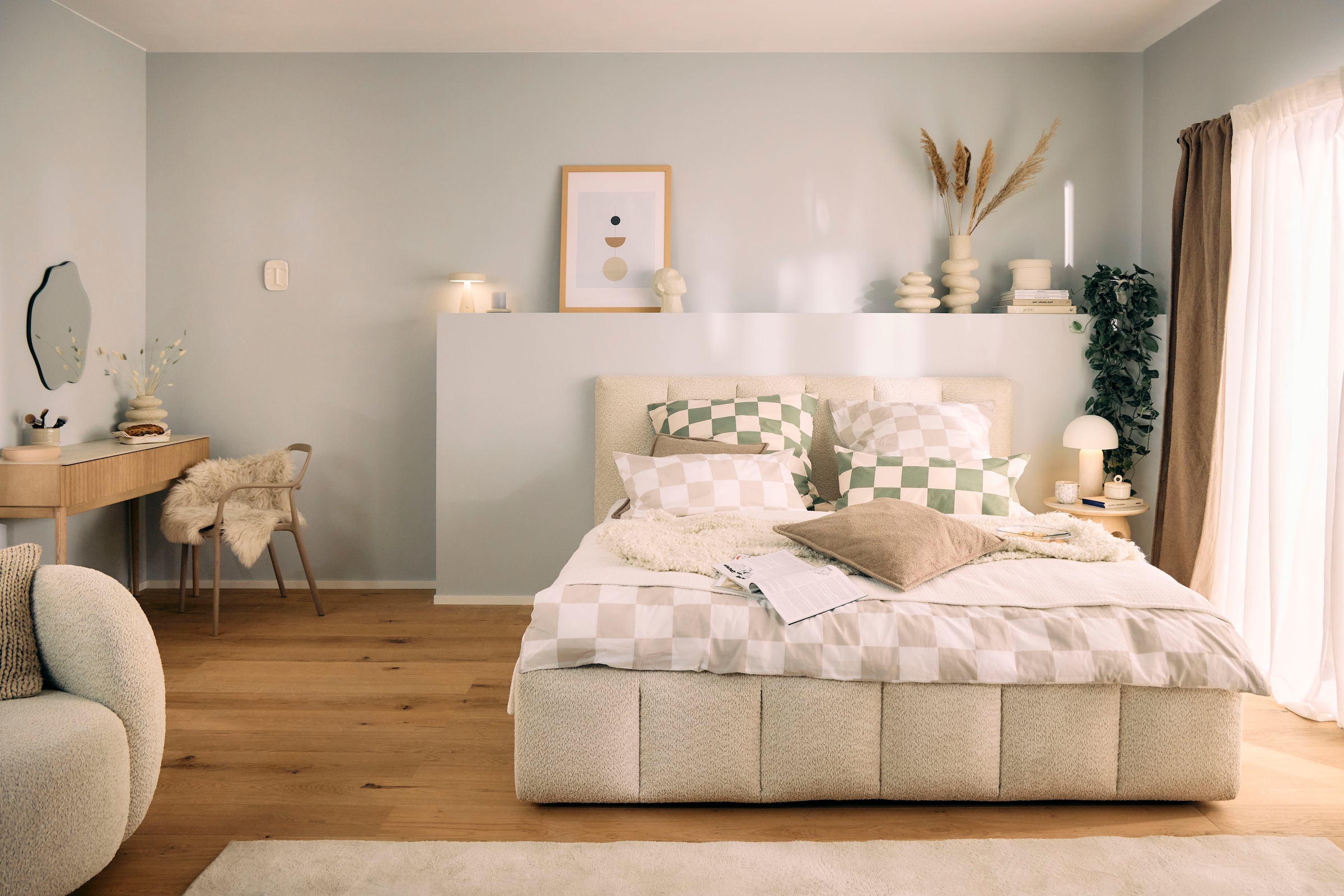 homsy by Ana Johnson Bettwäsche »Chessley« mit coolem Karo-Muster, ab Größe 135x200 cm, by Ana Johnson