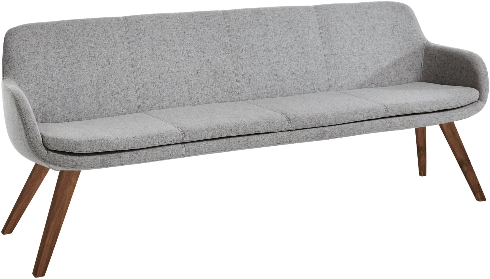 Musterring Essbank »Tavia« Stativgestell Wildnussbaum massiv geölt, Breite 180, 200 oder 220 cm