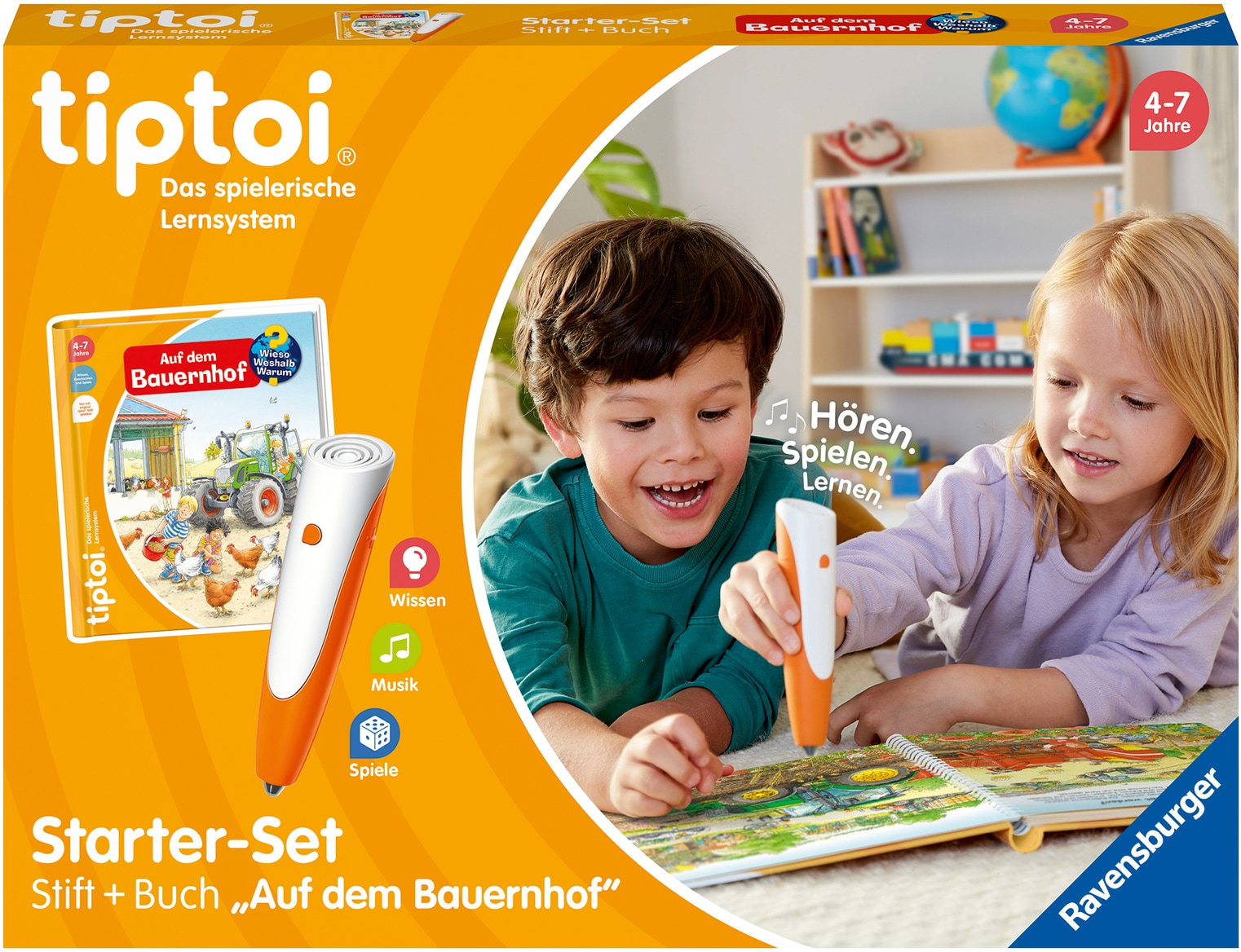 Spiel »tiptoi® Starter-Set: Stift und Bauernhof-Buch«, Made in Europe, FSC® - schützt...