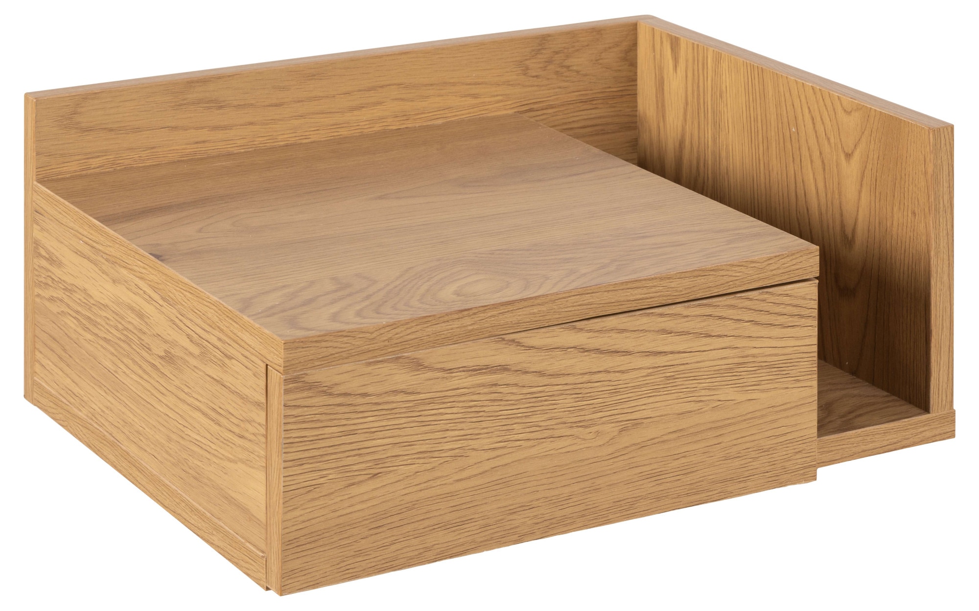 ACTONA GROUP Nachttisch »Ashlan Nachtkommode«, Nachtschrank, wandmontiert, 1 Schublade, 1 Fachboden, Metallschienen