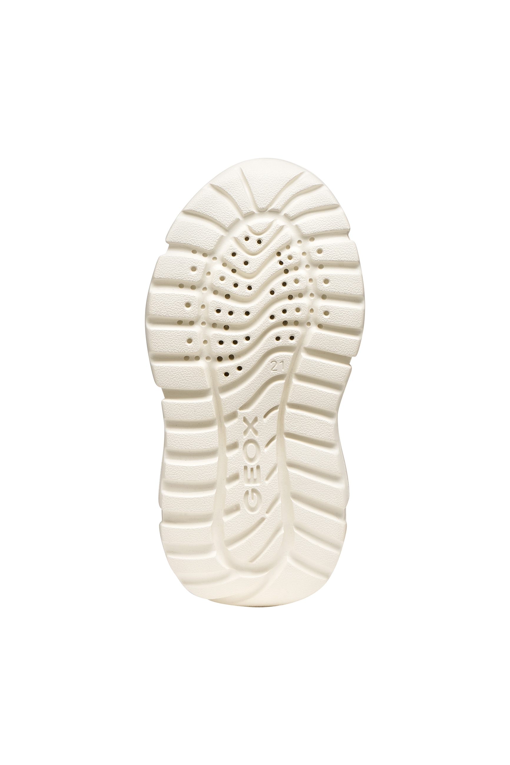 Geox Lauflernschuh »B CIUFCIUF BOY«  Babyschuh mit farbigen Besätzen, Größenschablone zum Download