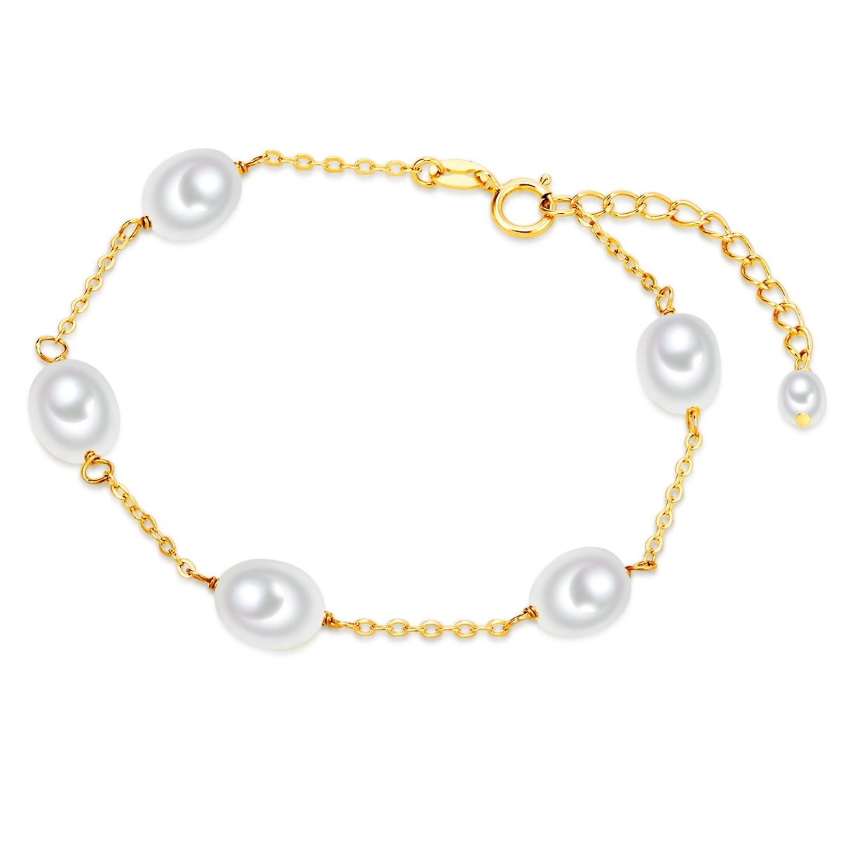 Valero Pearls Perlenarmband »VP743«, (1 tlg.), aus Süßwasser-Zuchtperlen