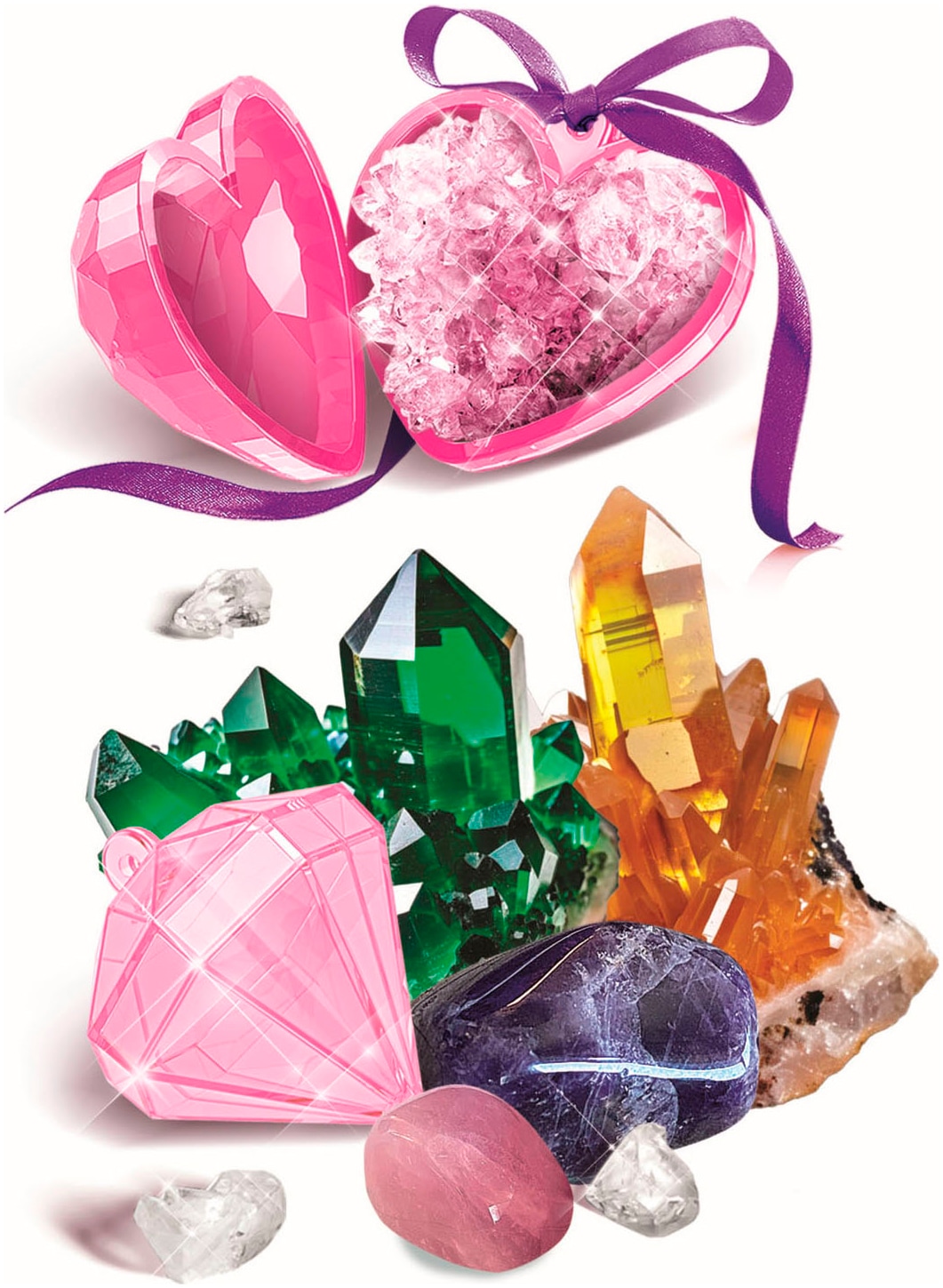 Clementoni® Experimentierkasten »Galileo Lab, Mein großes Kristall-Labor«