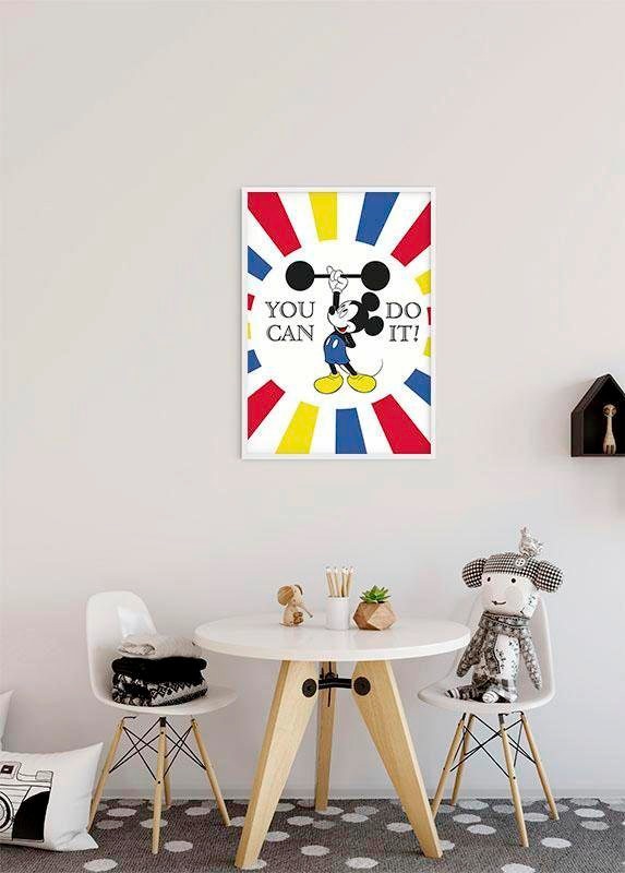 Komar Poster »Mickey Mouse Do it«, Disney, (1 St.), Kinderzimmer, Schlafzimmer, Wohnzimmer