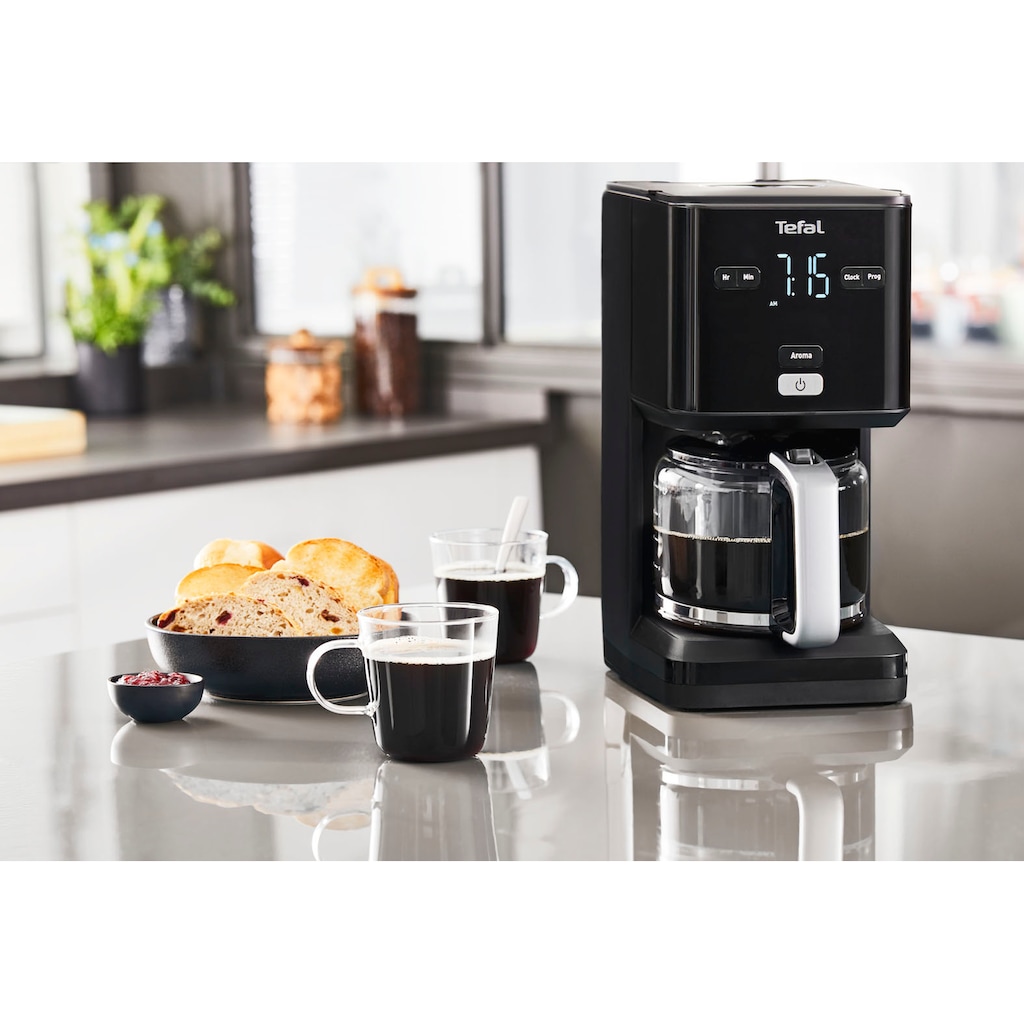 Krups Filterkaffeemaschine »KM6008 Smart'n Light«, 1,25 l Kaffeekanne, 24-Std-Timer, automatische Abschaltung nach 30 Minuten
