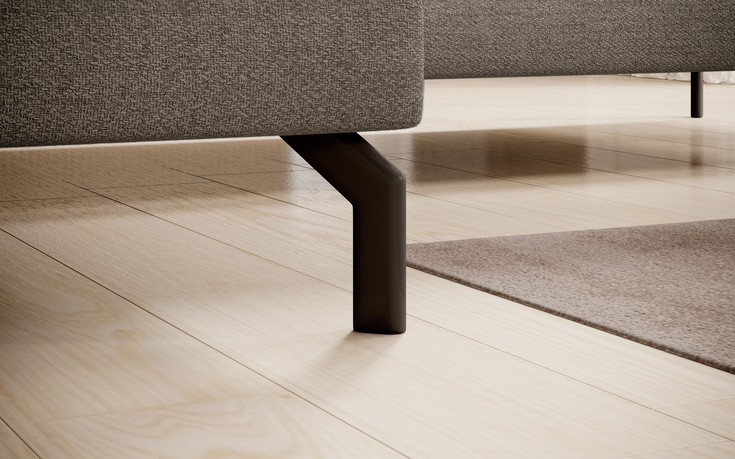 Home affaire Ecksofa »Cross, mit softem Sitz, L-Form, wendbare Zierkissen, Breite 284 cm« Couch mit vielen Kissen, stylische Kreuznaht, elegante Metallfüße