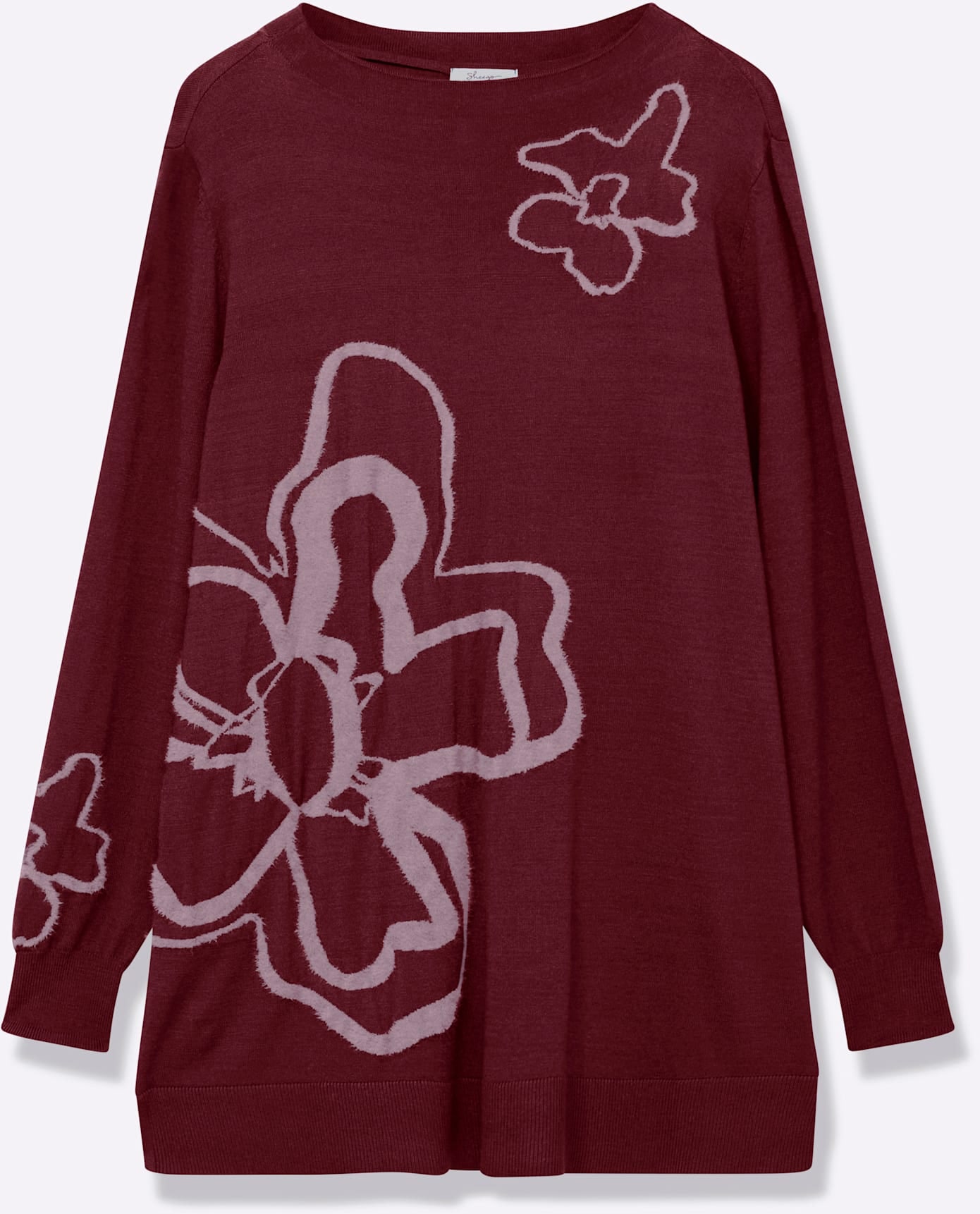 Sheego Jacquardpullover »Pullover«
