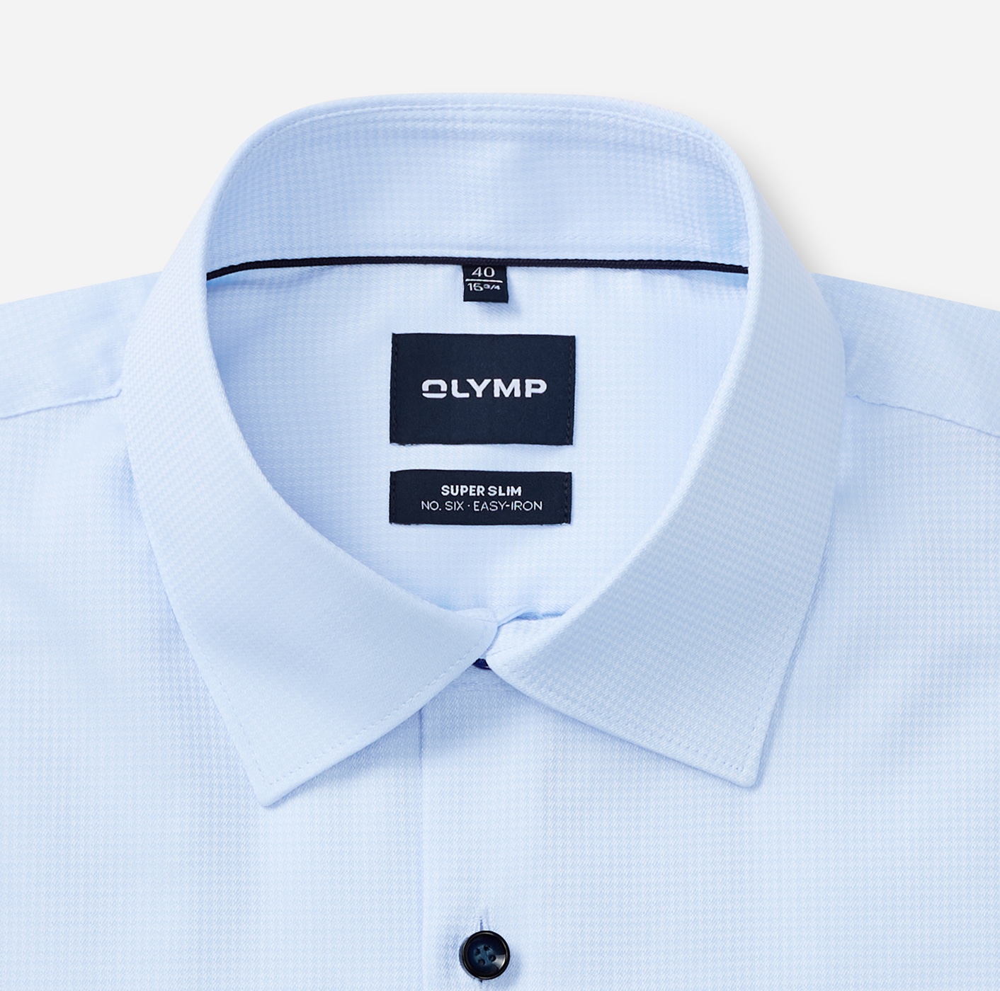 OLYMP Langarmhemd »No. Six« Businesshemd, Kentkragen, Super Slim